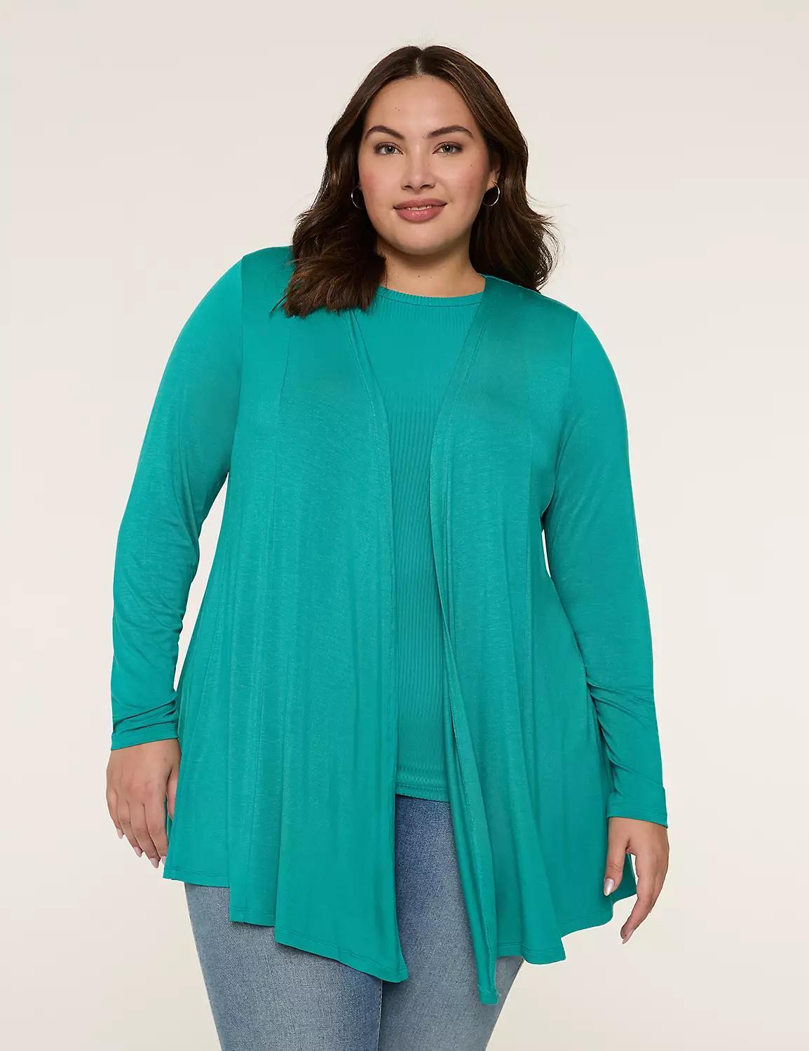 Open-Front Fit & Flare Overpiece Product Image