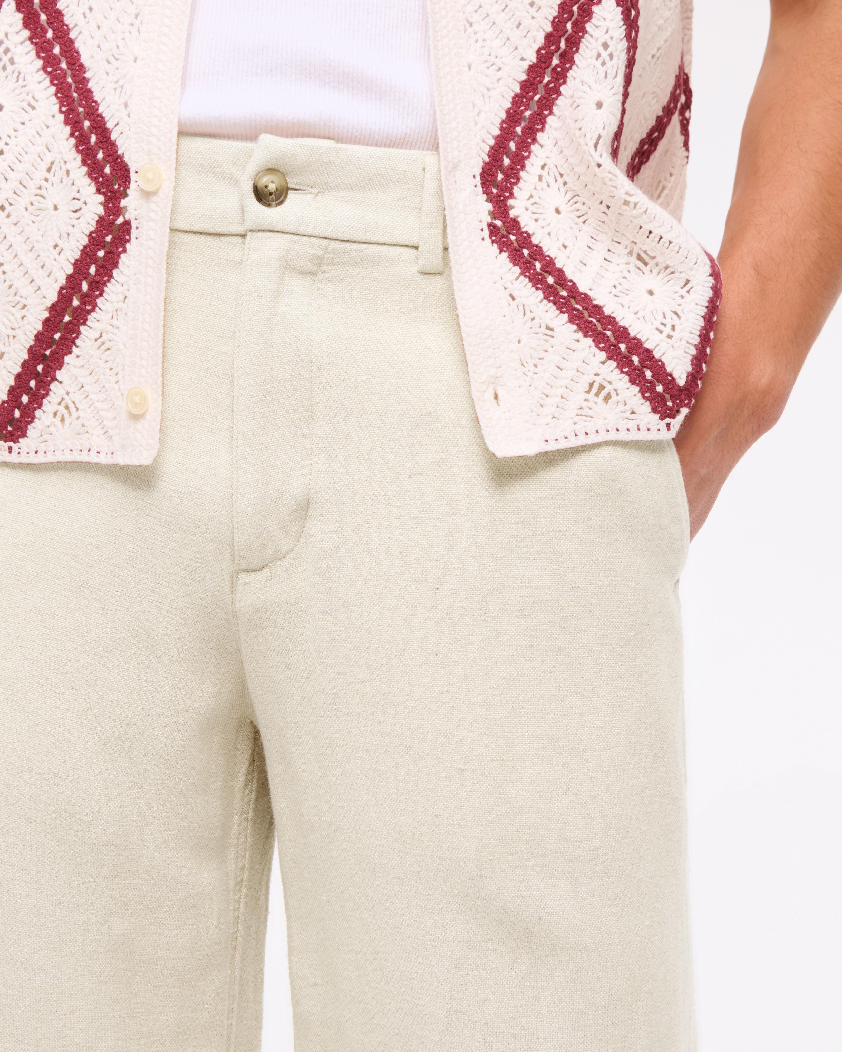 Baggy Tailored Linen-Blend Trouser Product Image