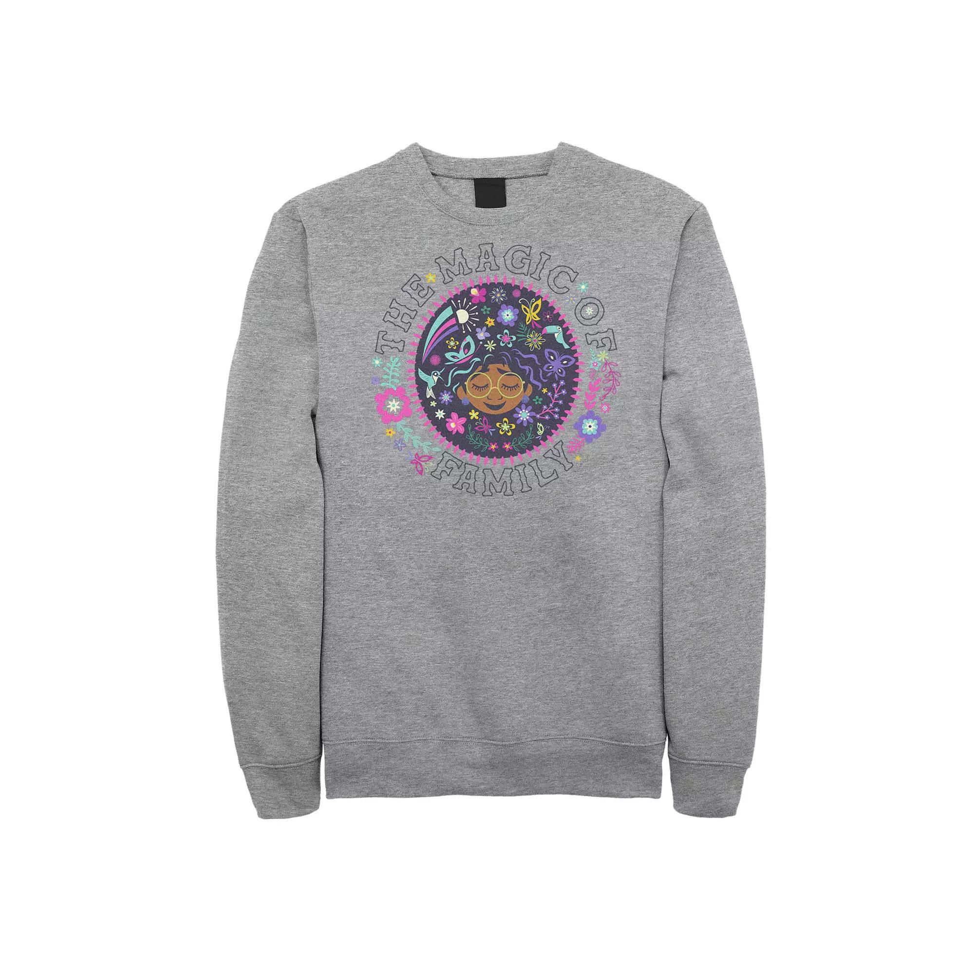 Big & Tall Disney Encanto The Magic Of Family Mirabel Circle Portrait Sweatshirt, Men's,  Product Image
