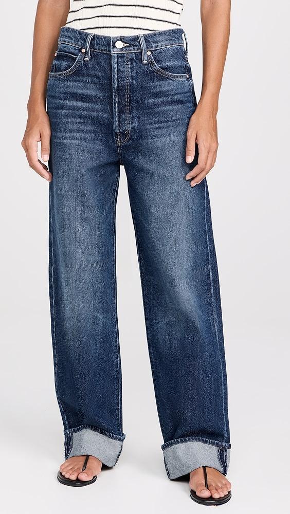 MOTHER The Spitfire Nerdy Cuff Jeans | Shopbop Product Image