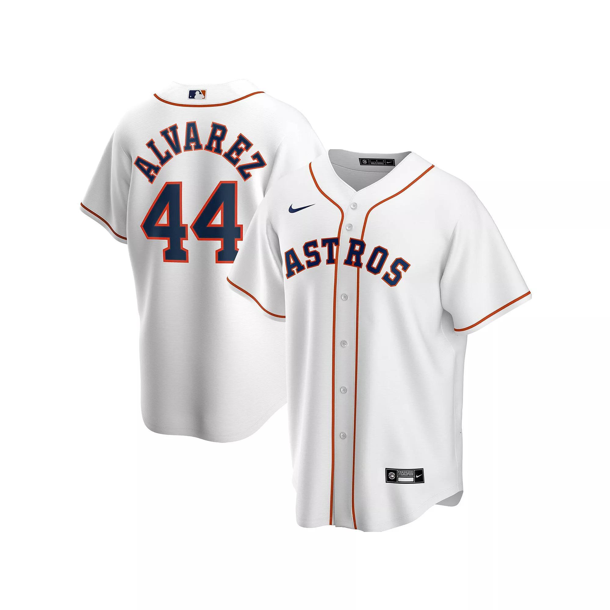 Nike Mens MLB Houston Astros (Yordan Alvarez) Replica Baseball Jersey | T770HUWHHU7-A44 Product Image