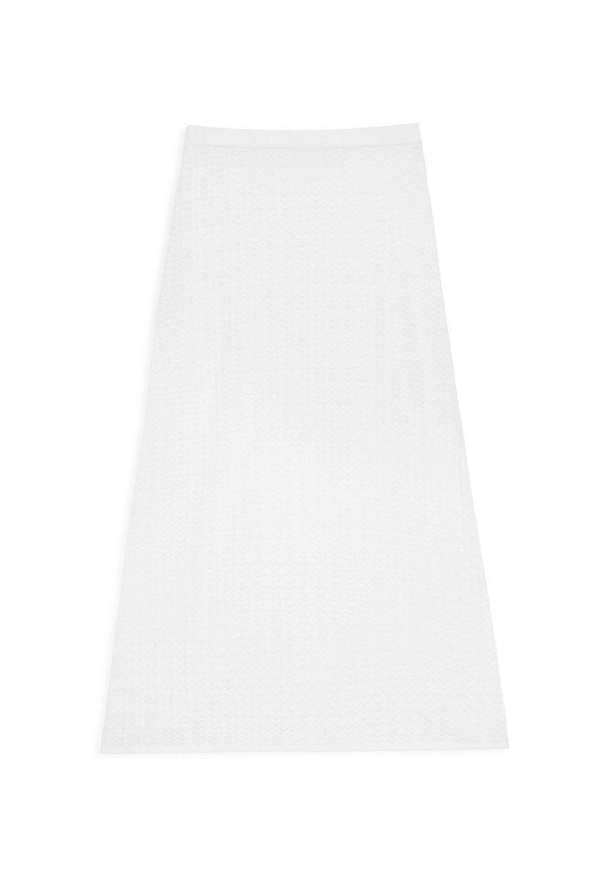 Knitted Crochet Midi Skirt Product Image