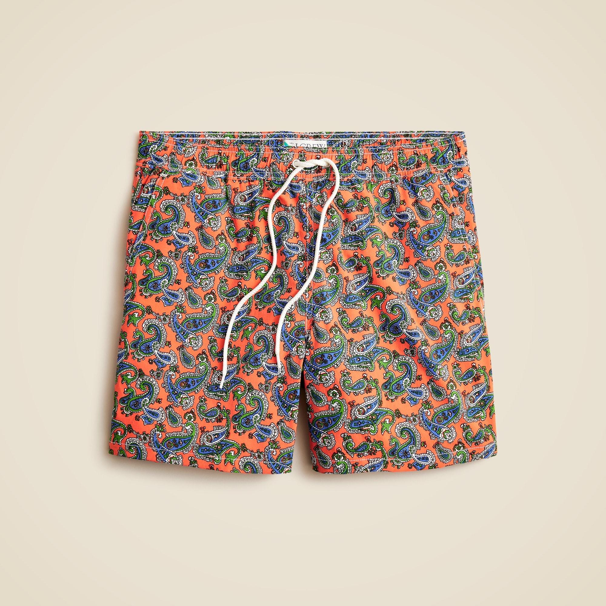 6'' stretch swim trunk in print with ECONYL® nylon Product Image