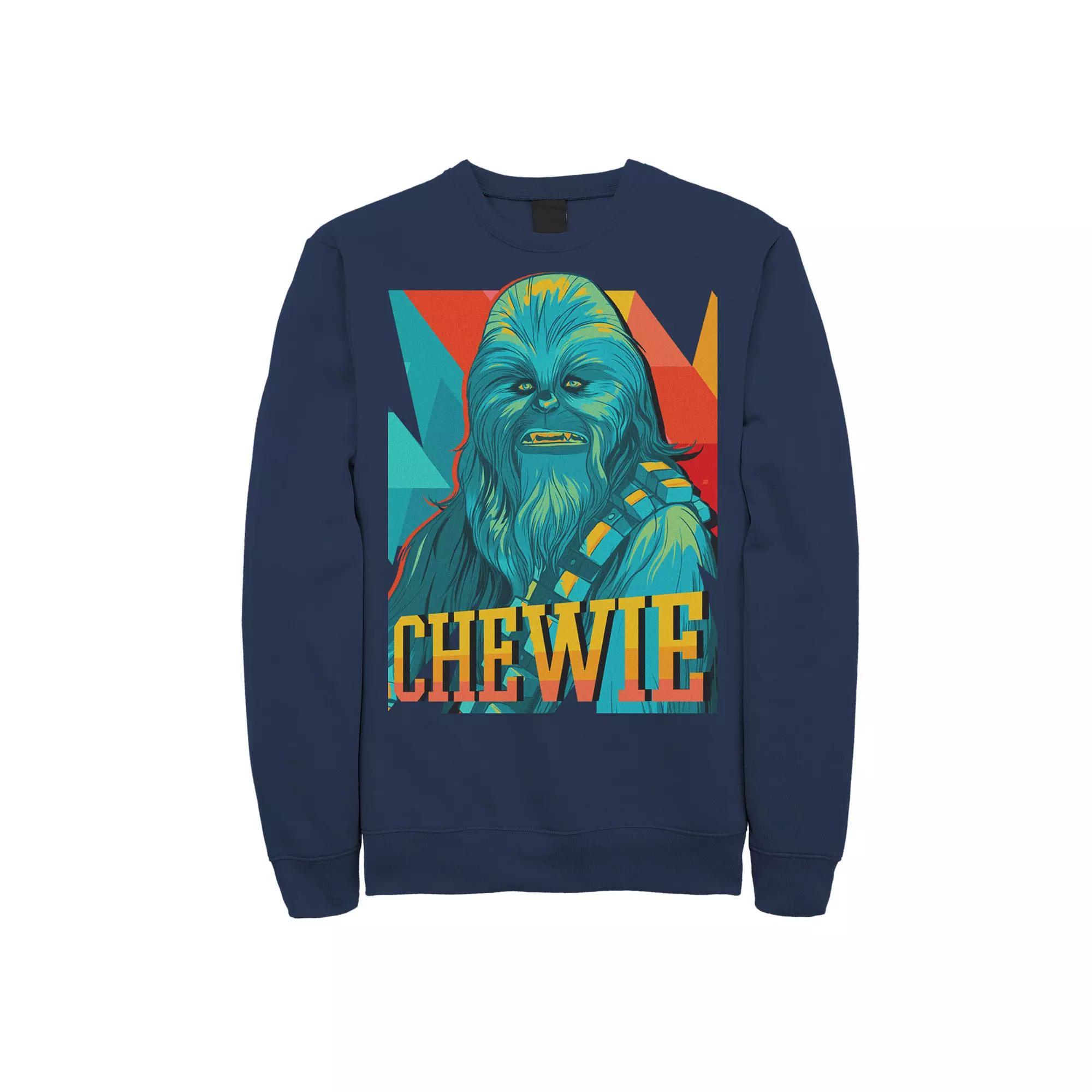 Men's Star Wars Chewie Retro Portrait Sweatshirt,  Product Image