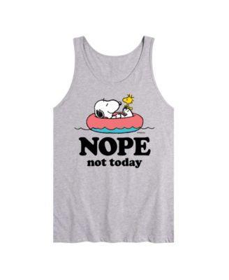 Hybrid Apparel Peanuts Nope Mens Jersey Tank Product Image