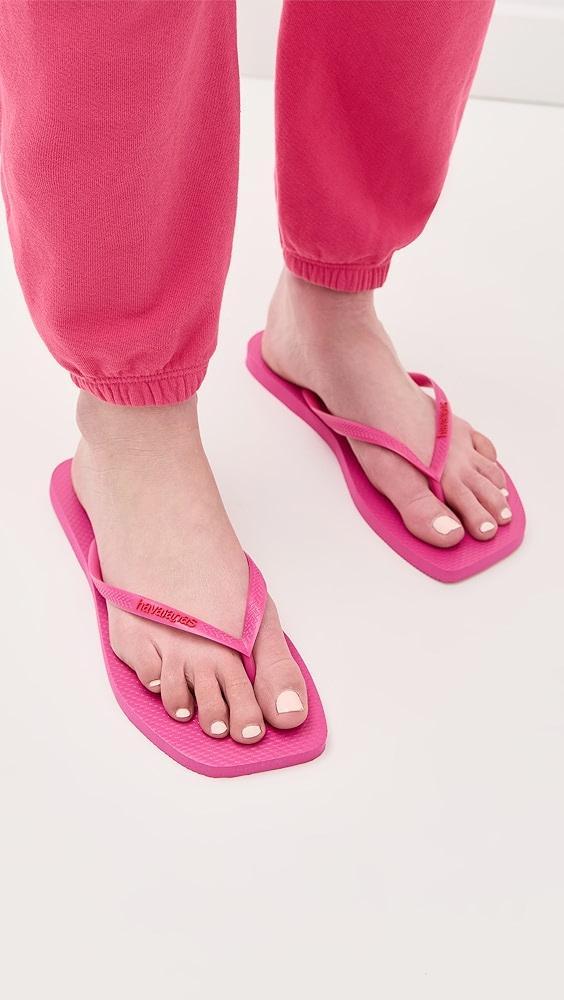 Havaianas Slim Square Logo Pop Up Sandals | Shopbop Product Image