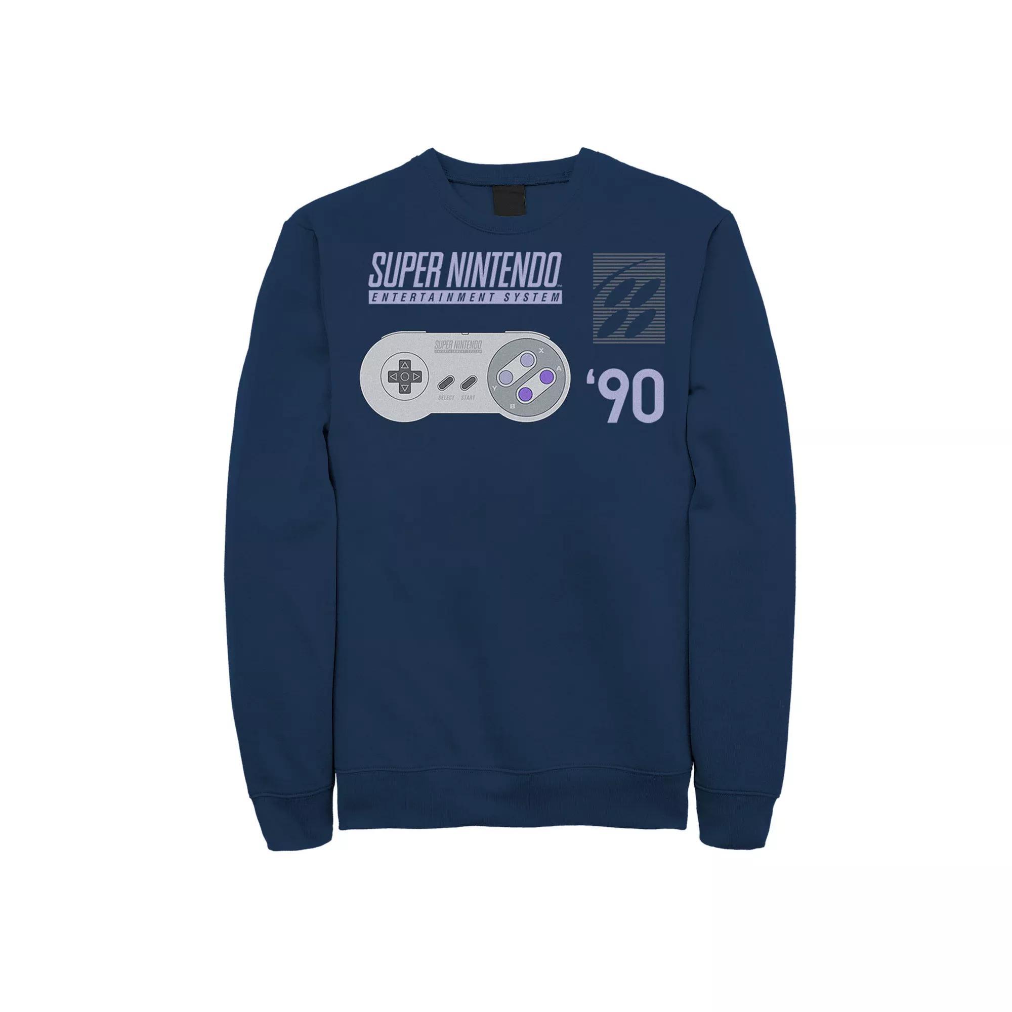 Men's Nintendo Super Nintendo Controller 90 Sweatshirt,  Product Image