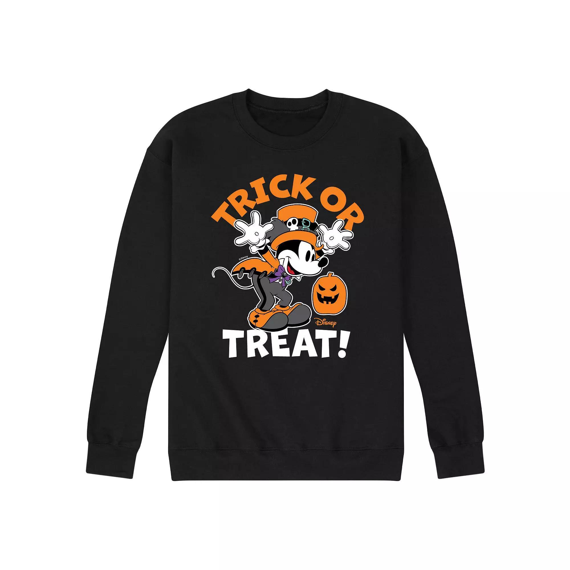 Disney's Mickey Mouse Men's Trick Or Treat Fleece Sweatshirt,  Product Image