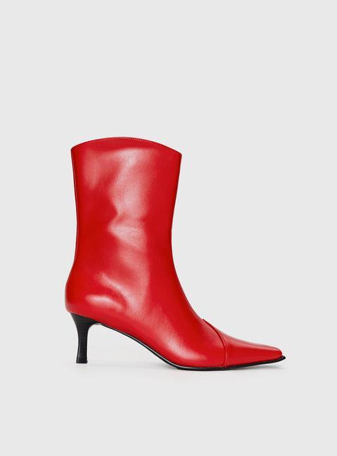 Flyn Boots Red Product Image