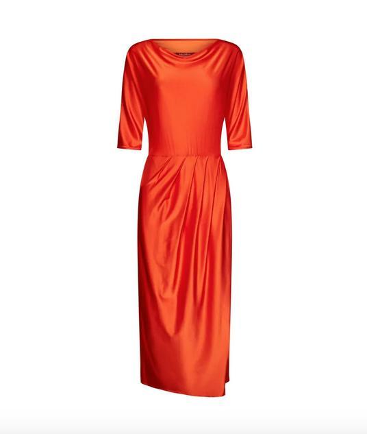 Max Mara Orsola Cocktail Viscose Jersey Dress Product Image