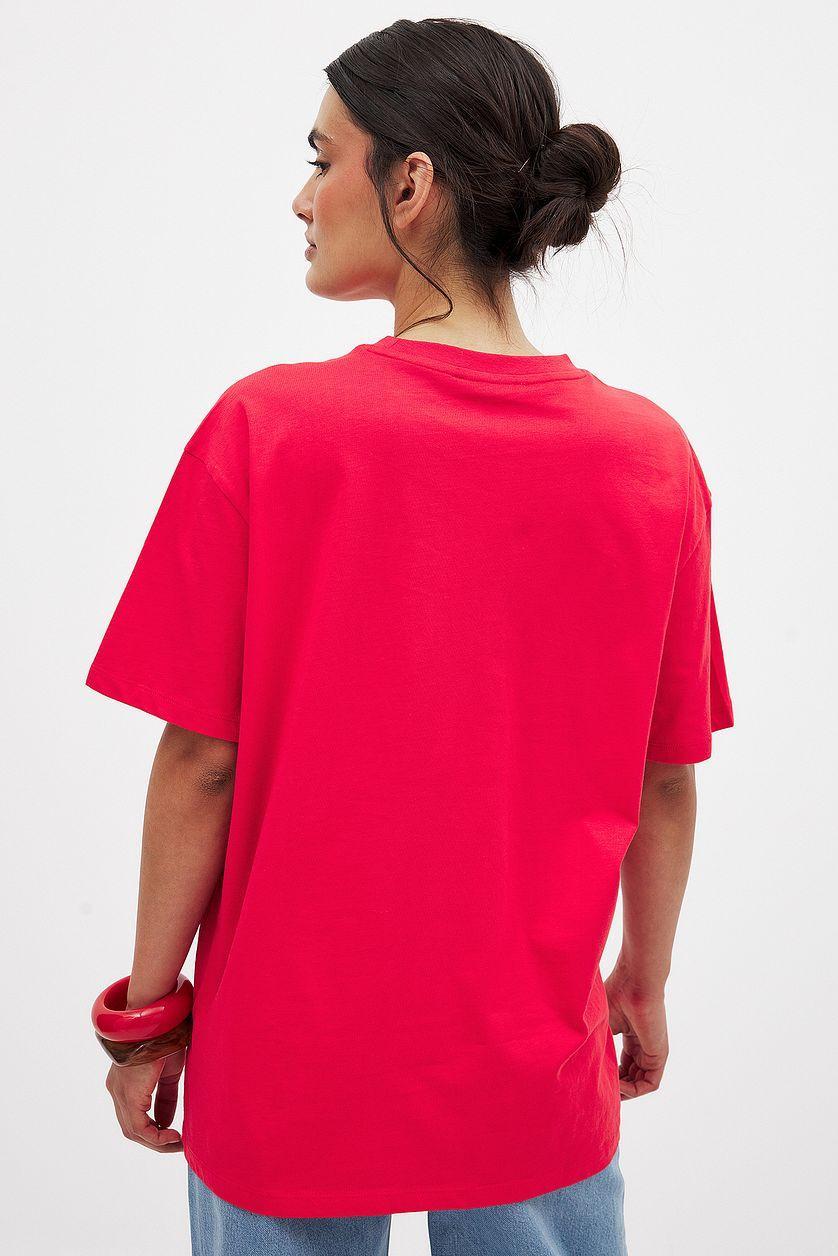Round Neck Oversized Tee Product Image