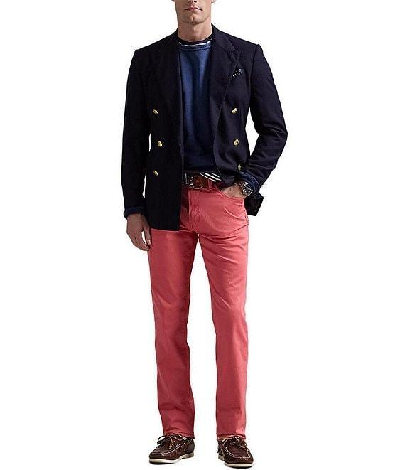 Polo Ralph Lauren Varick Slim Straight Stretch Sateen Pants Product Image