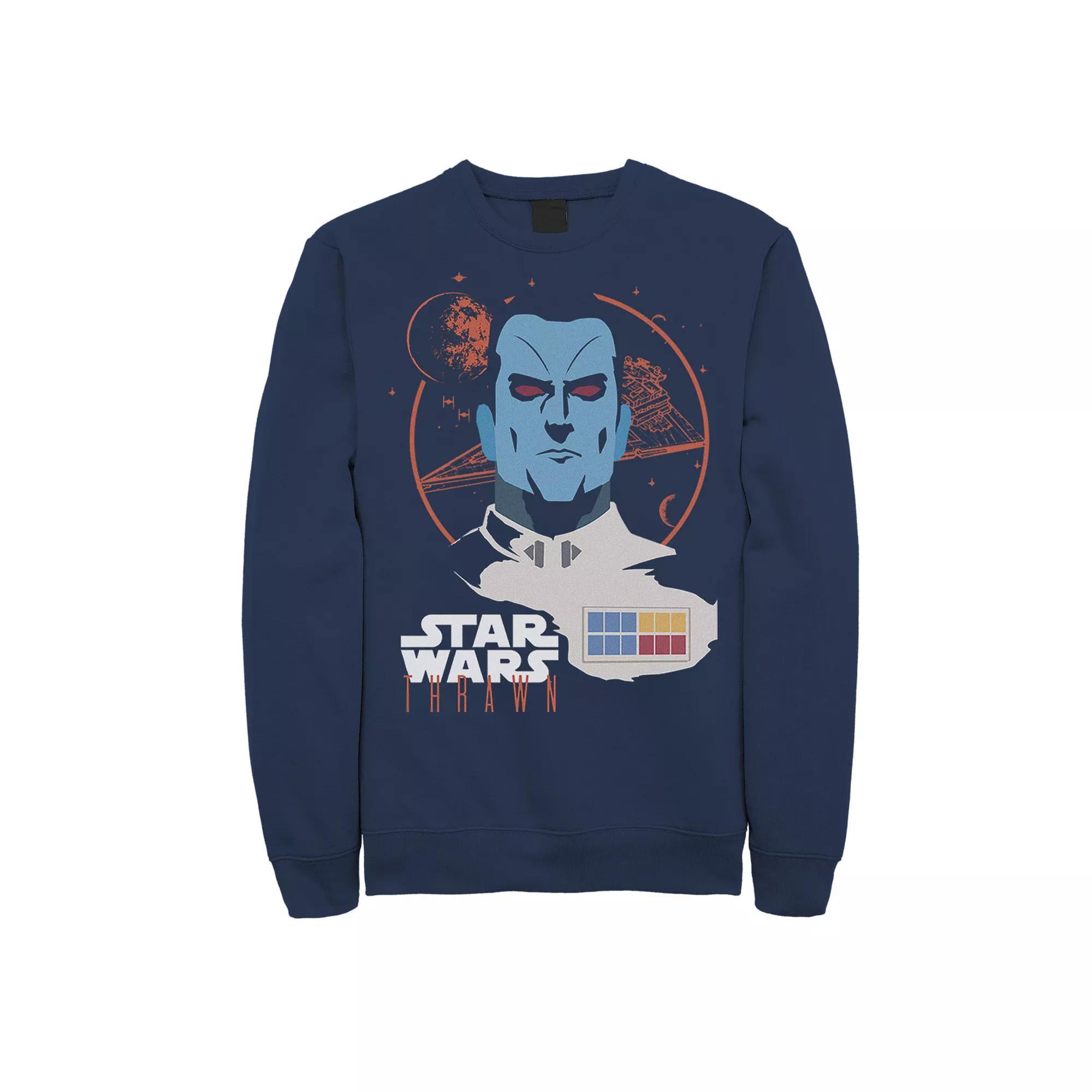 Men's Star Wars Admiral Thrawn Head Shot Sweatshirt,  Product Image