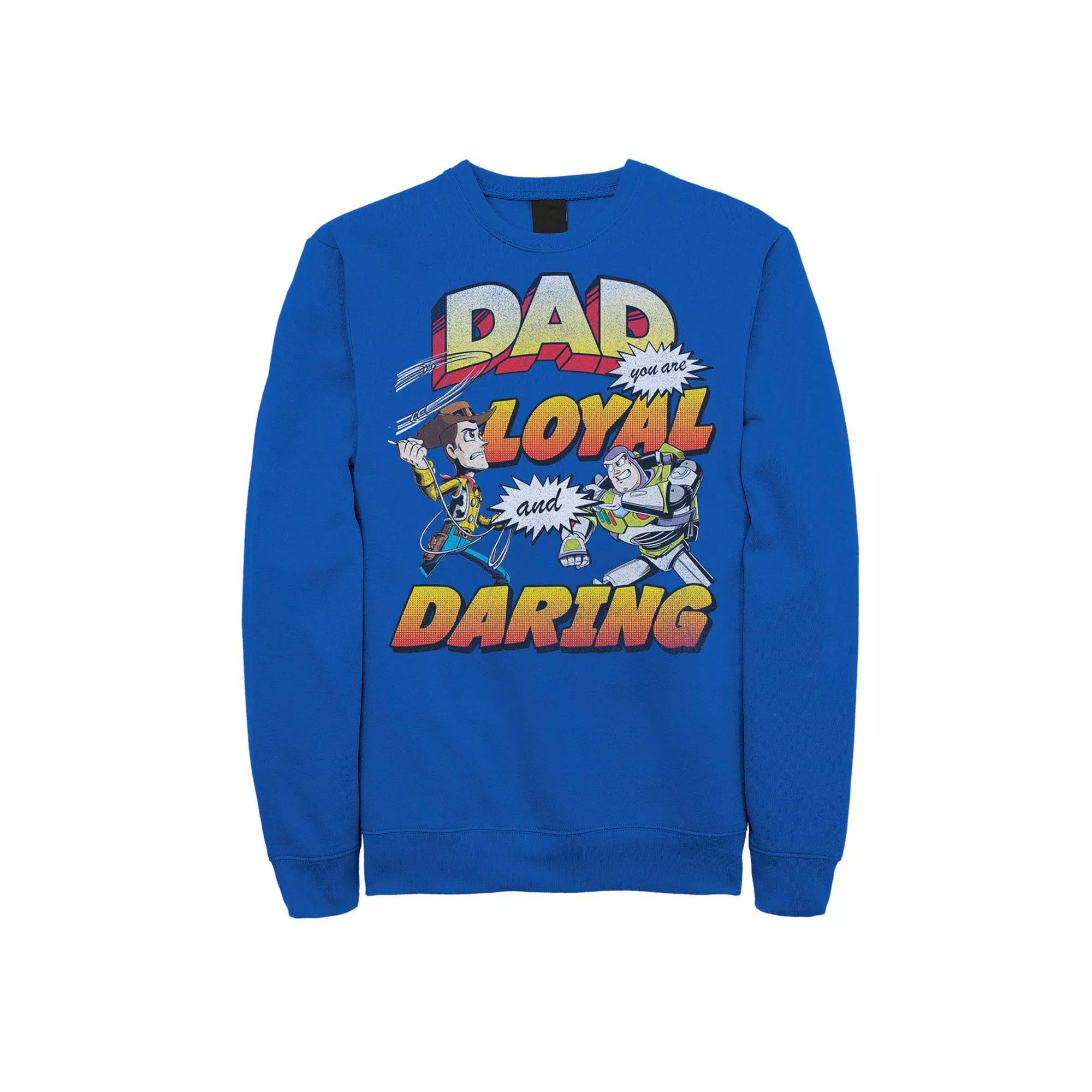 Men's Disney / Pixar Toy Story "Dad You Are" Sweatshirt, Size: Small, Royal Product Image