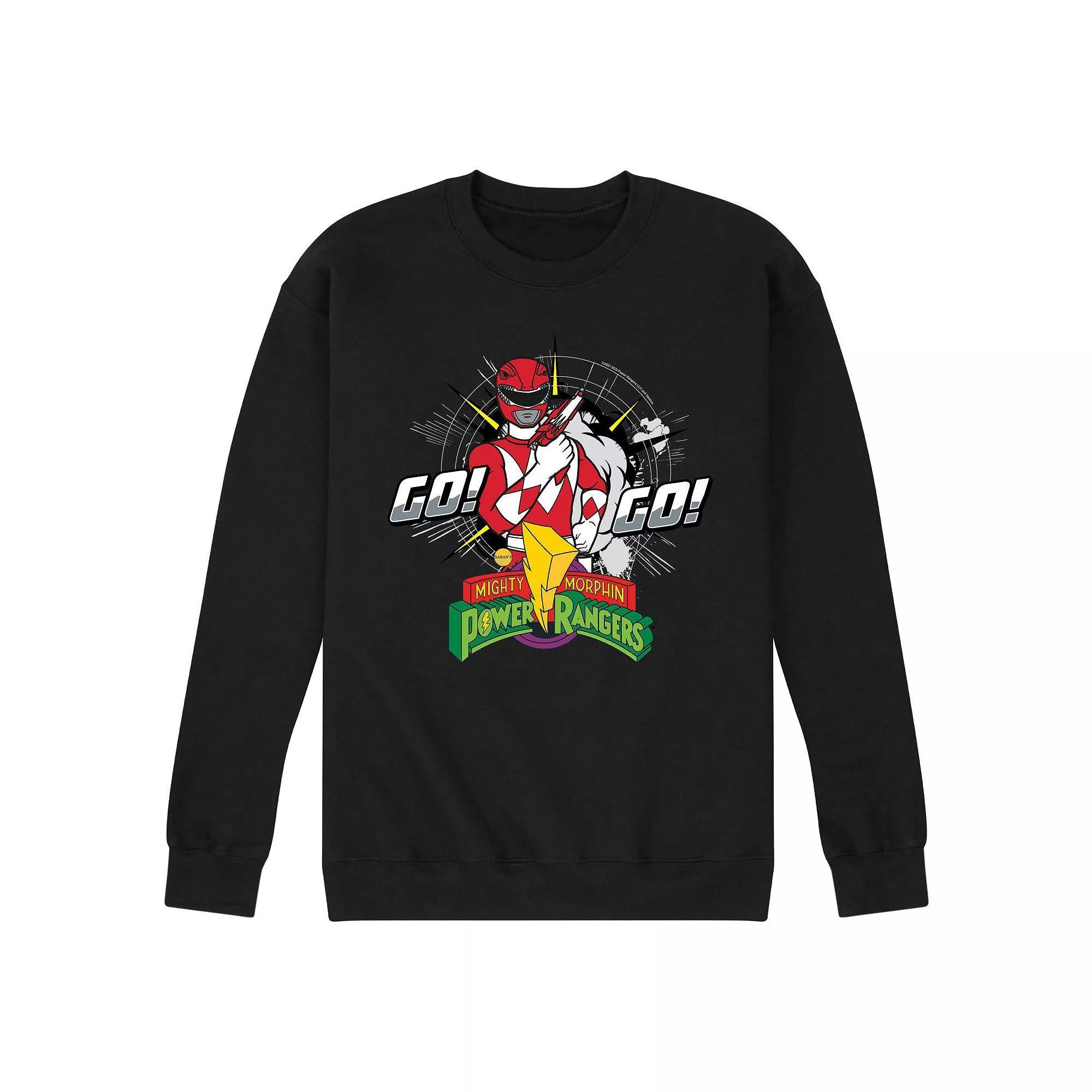 Men's Power Rangers Red Ranger Sweatshirt,  Product Image