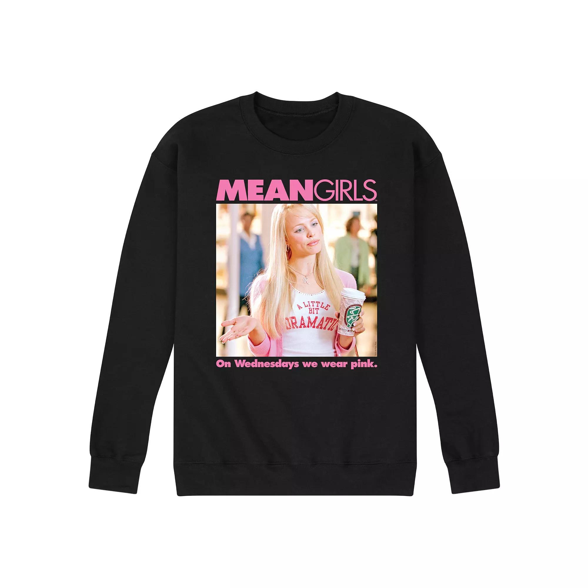 Men's Mean Girls Regina Fleece Sweatshirt, Size: Medium, Black Product Image