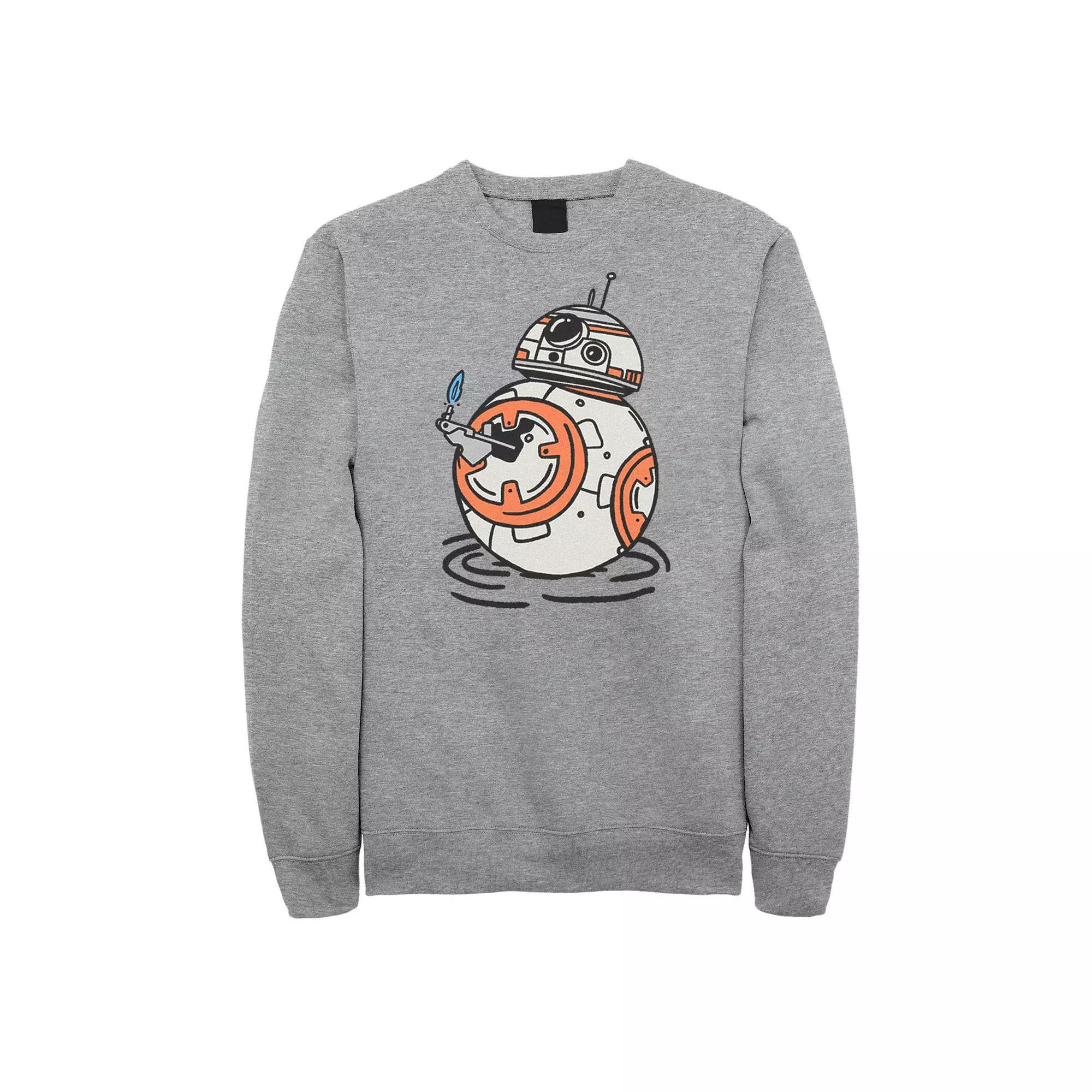 Men's Star Wars The Rise of Skywalker BB-8 Lighter Fleece Graphic Top,  Product Image