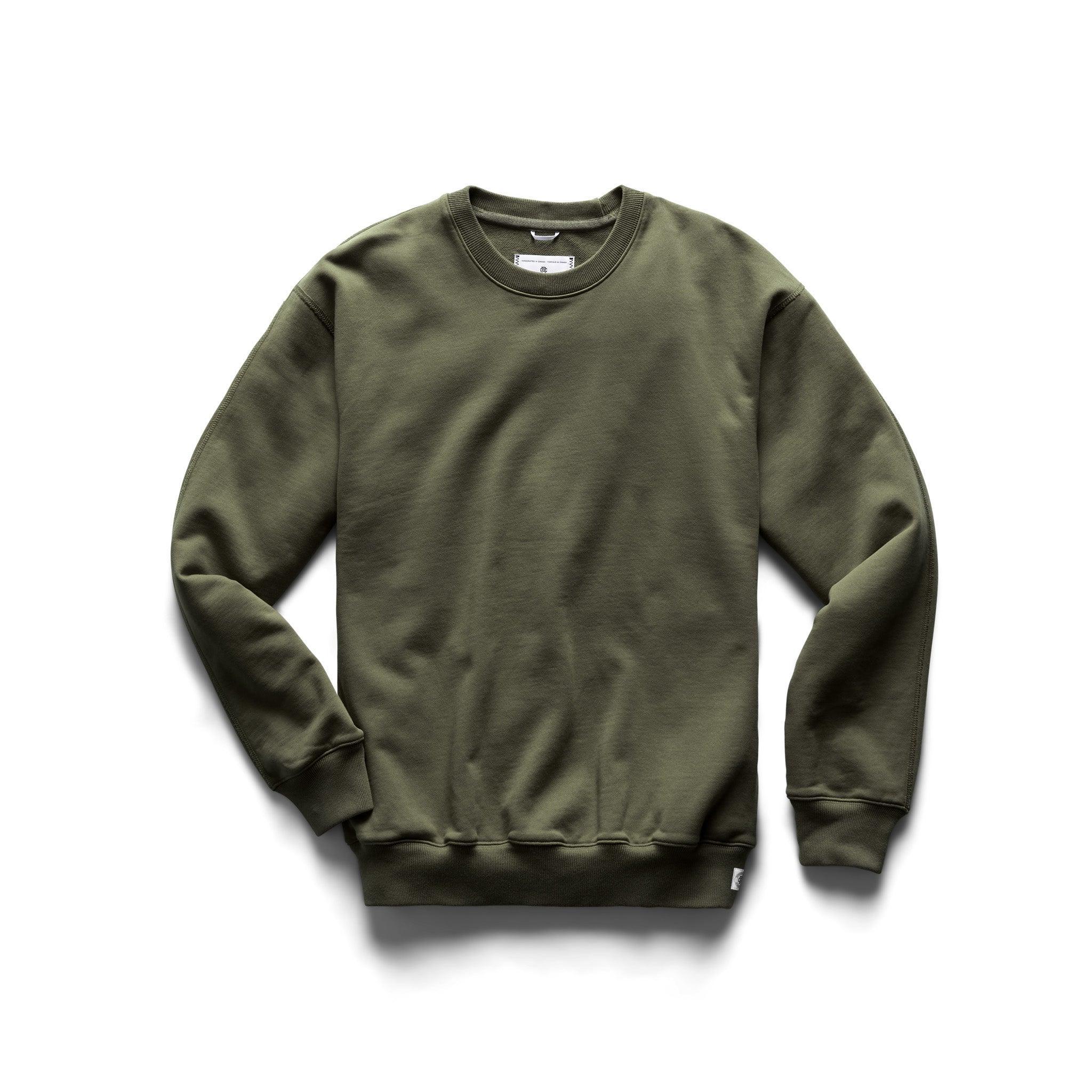 Midweight Terry Relaxed Crewneck - Vault Male Product Image