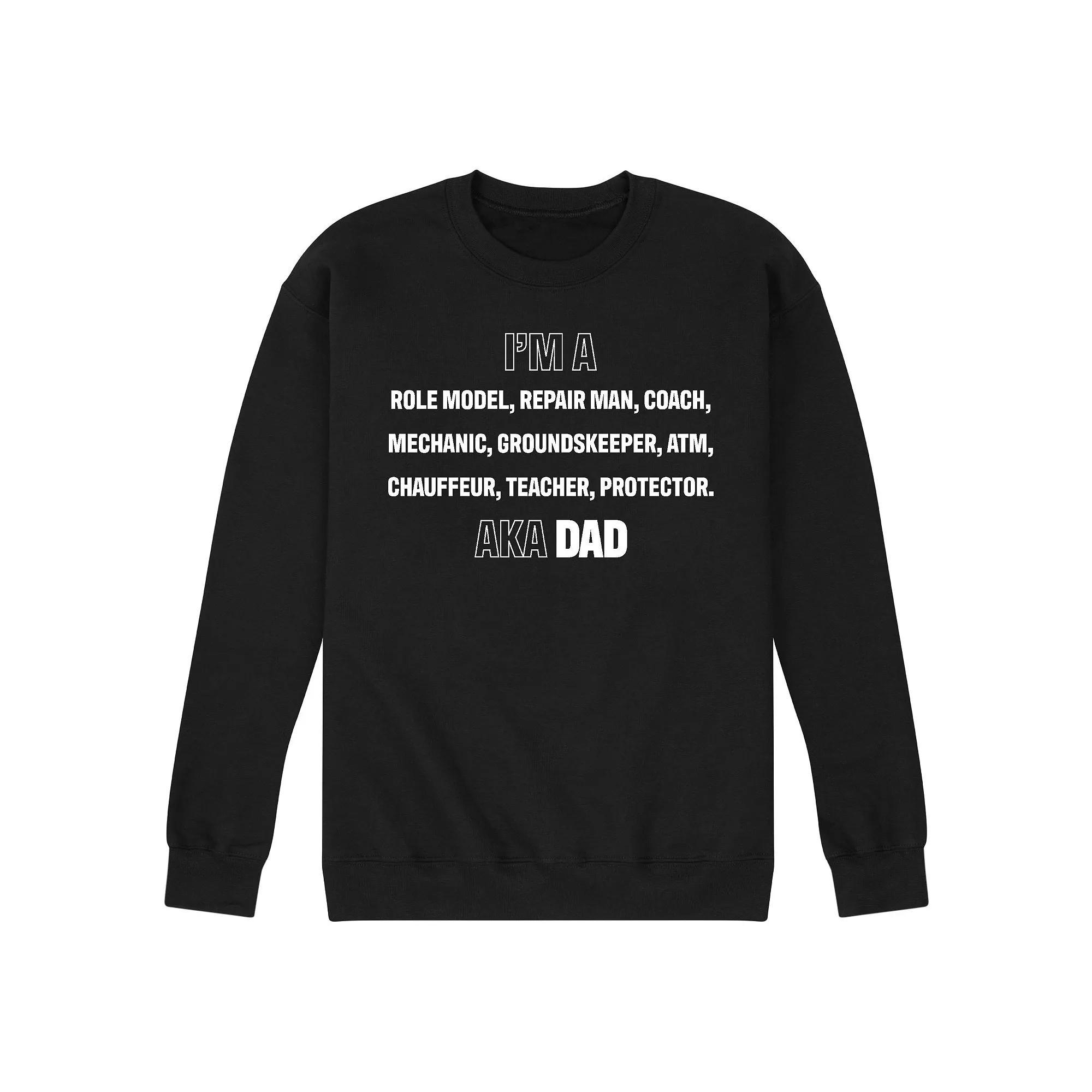 Men's I'm A Dad List Fleece Sweatshirt,  Product Image