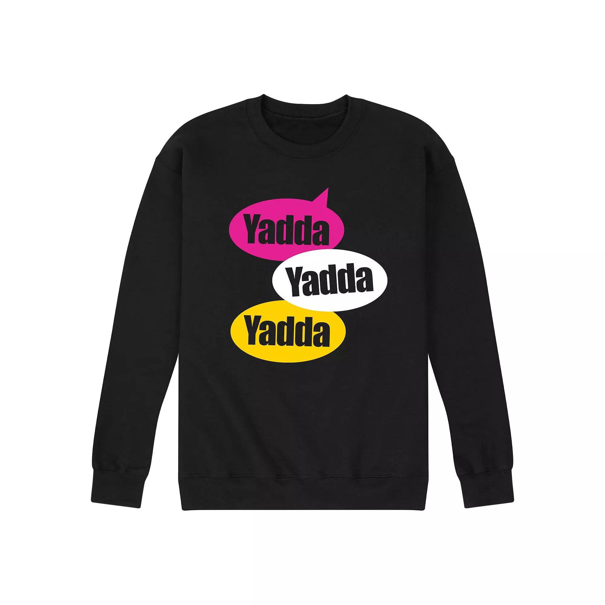 Men's Yadda Yadda Yadda Sweatshirt, Size: Medium, Black Product Image