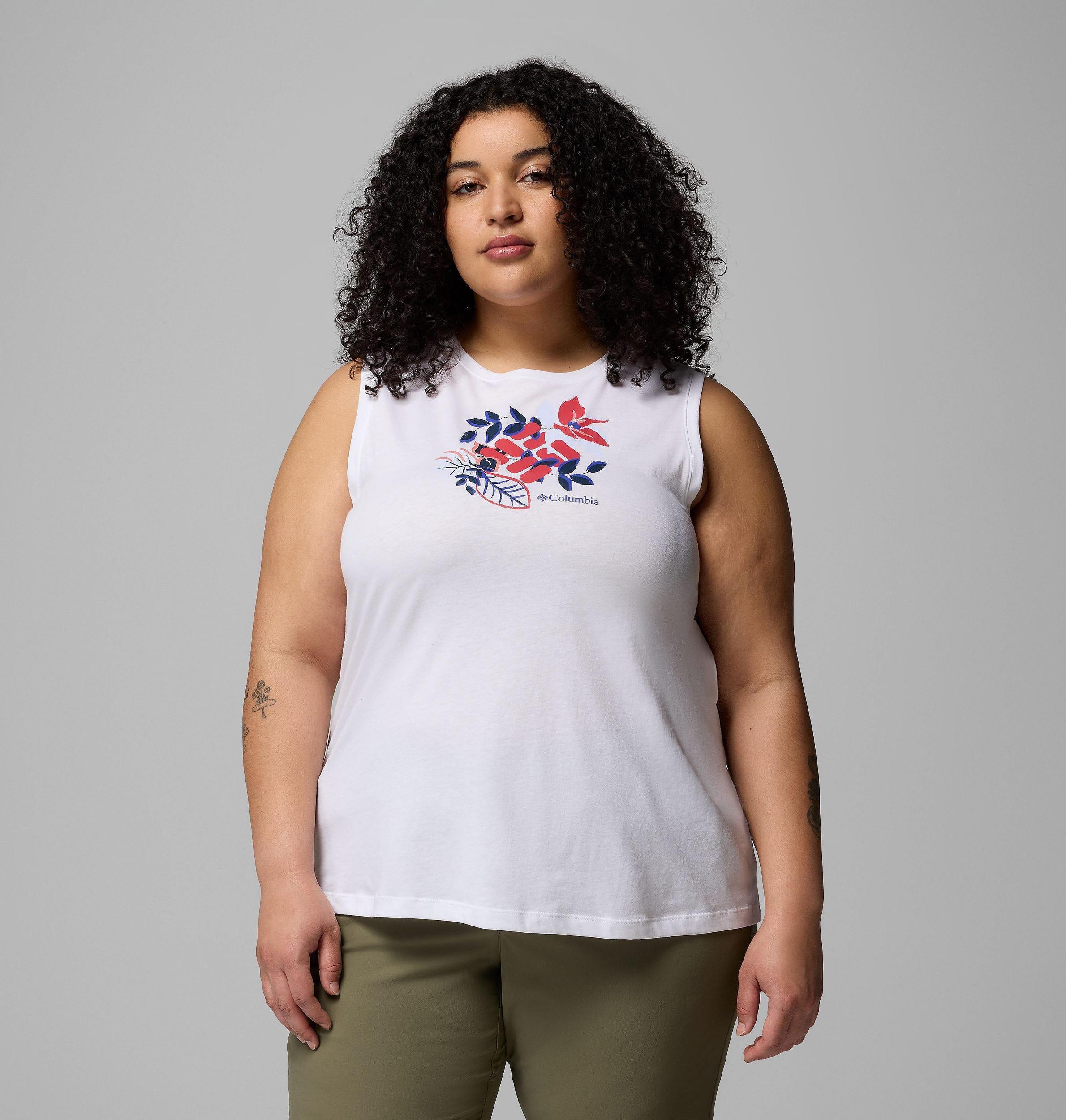 Columbia Womens Ruby Springs Graphic Tank - Plus Size- Product Image
