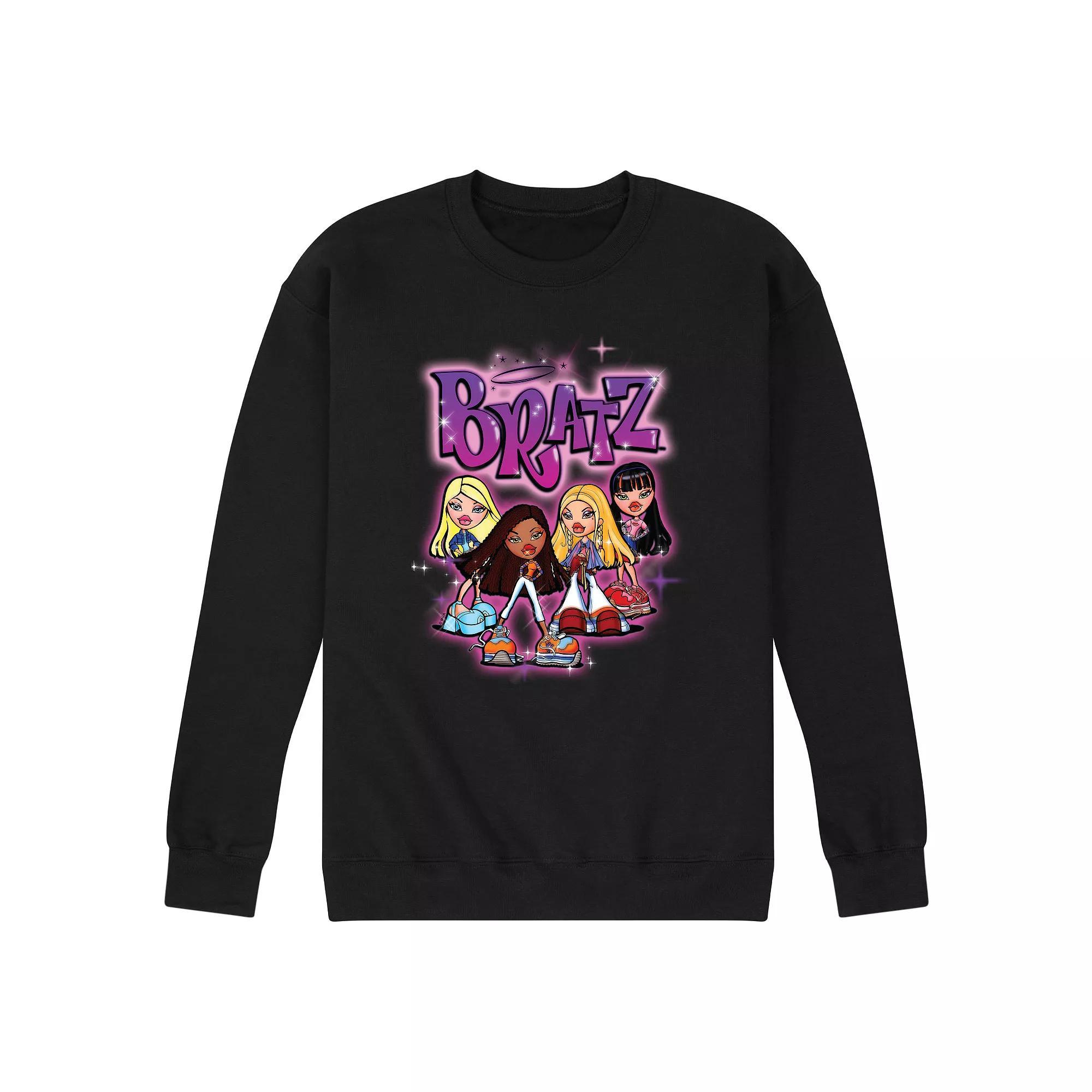 Men's Bratz Doll Group Fleece Sweatshirt, Size: XXL, Blue Product Image