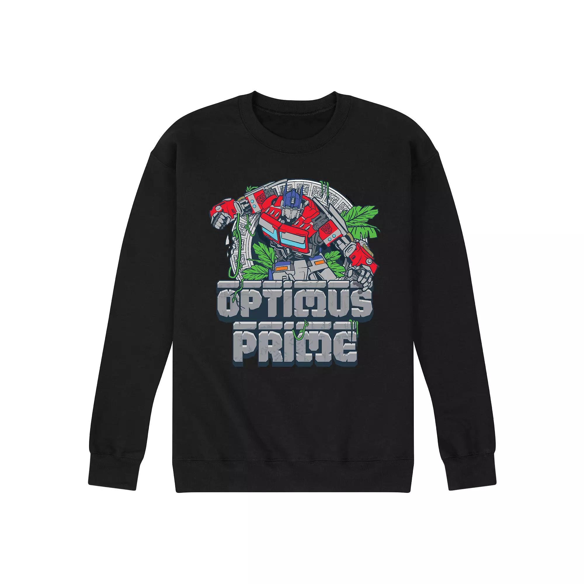 Men's Transformers Optimus Prime Fleece Sweatshirt,  Product Image