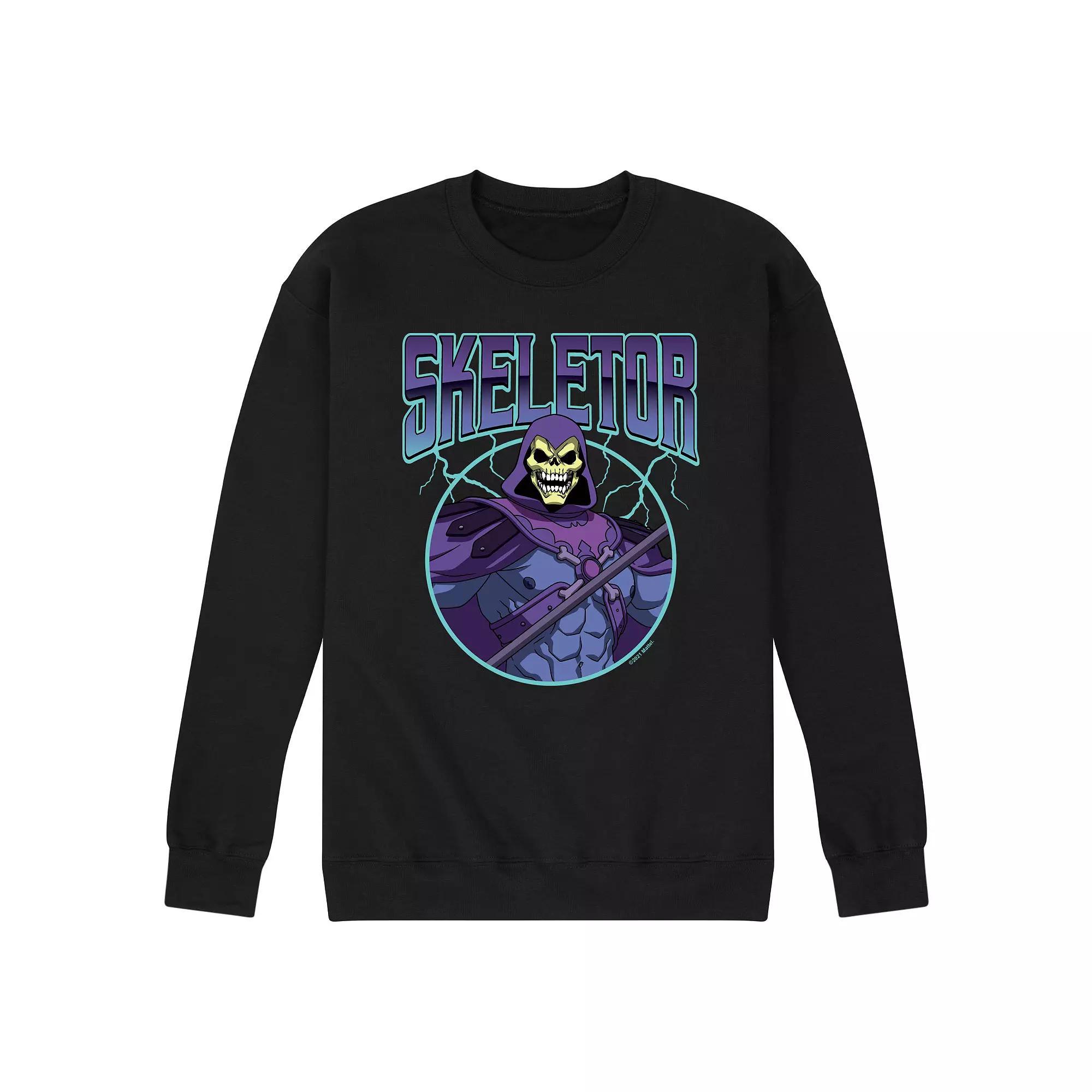 Men's He-Man Masters of the Universe Fleece Sweatshirt, Size: Medium, Black Product Image