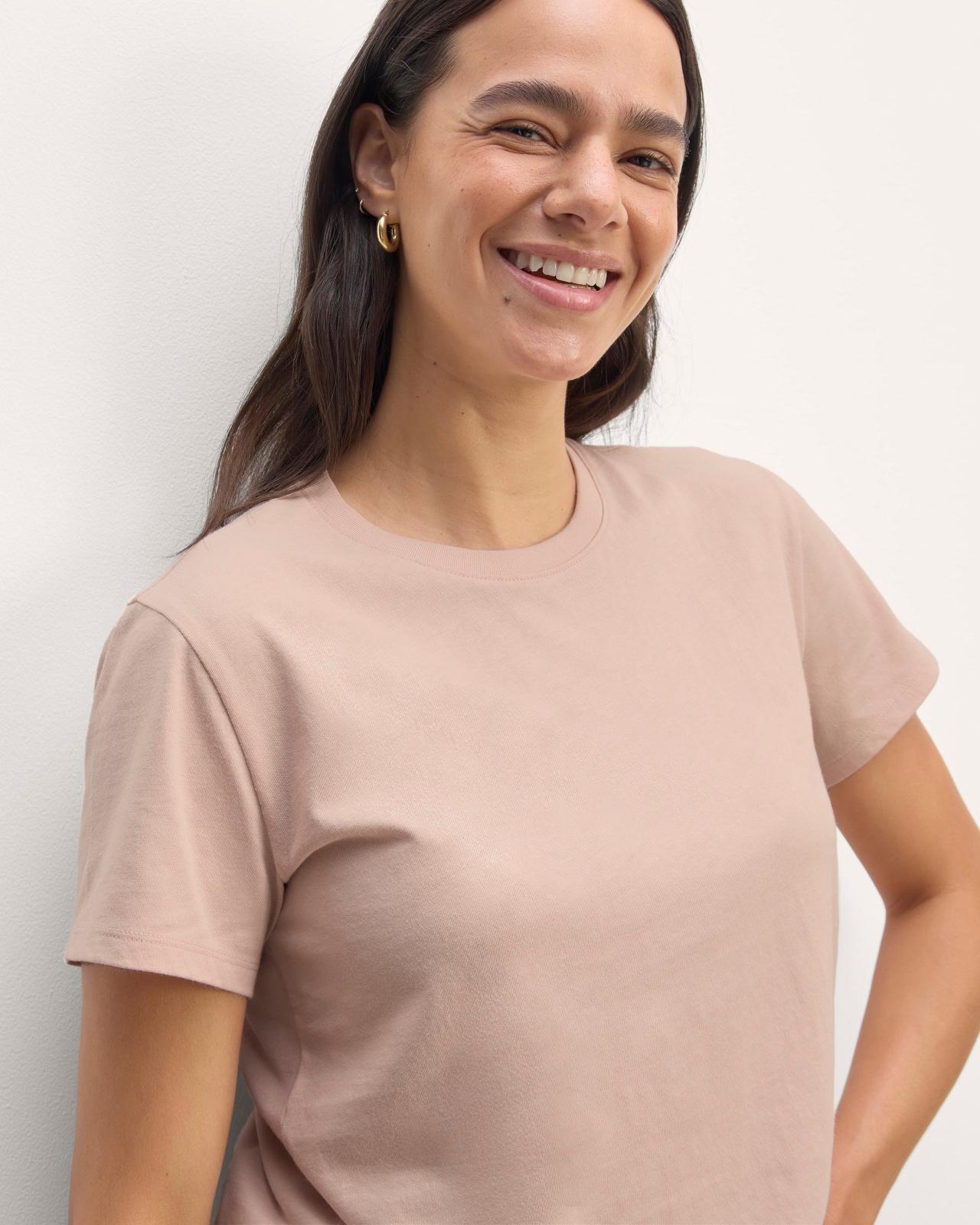 The Box-Cut Tee in Essential Cotton Product Image