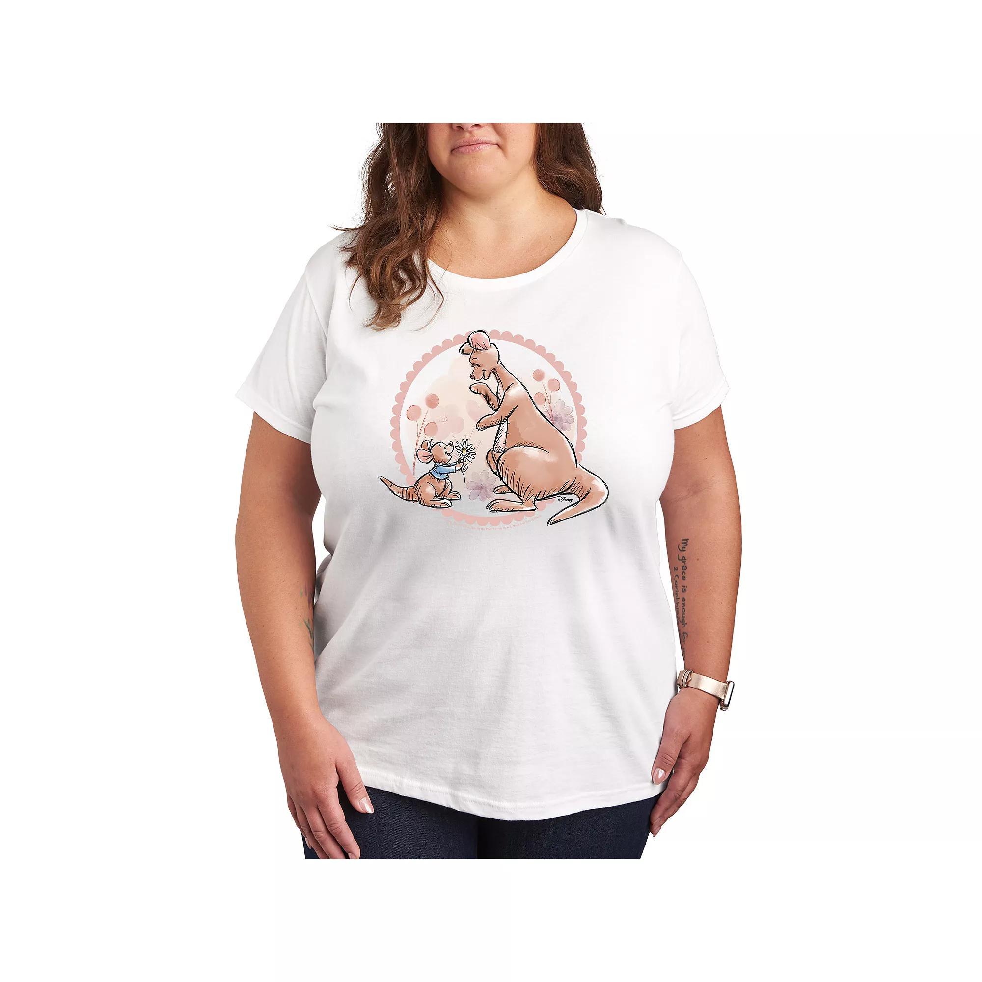 Disney's Winnie The Pooh Kanga and Roo Graphic Tee, Women's,  Product Image