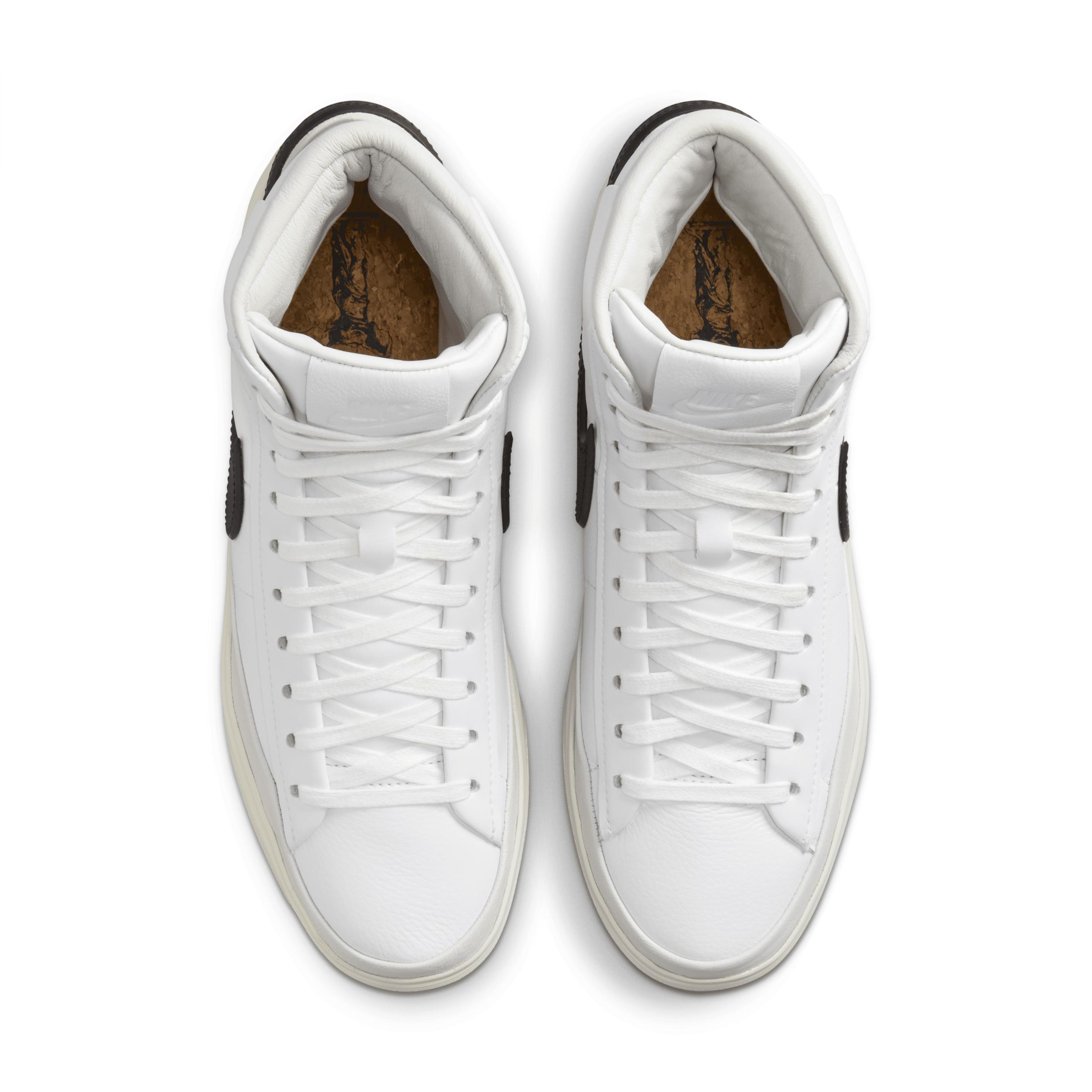 NIKE Blazer Phantom Sneaker Mid In White  Black  Summit White  & Phantom Product Image