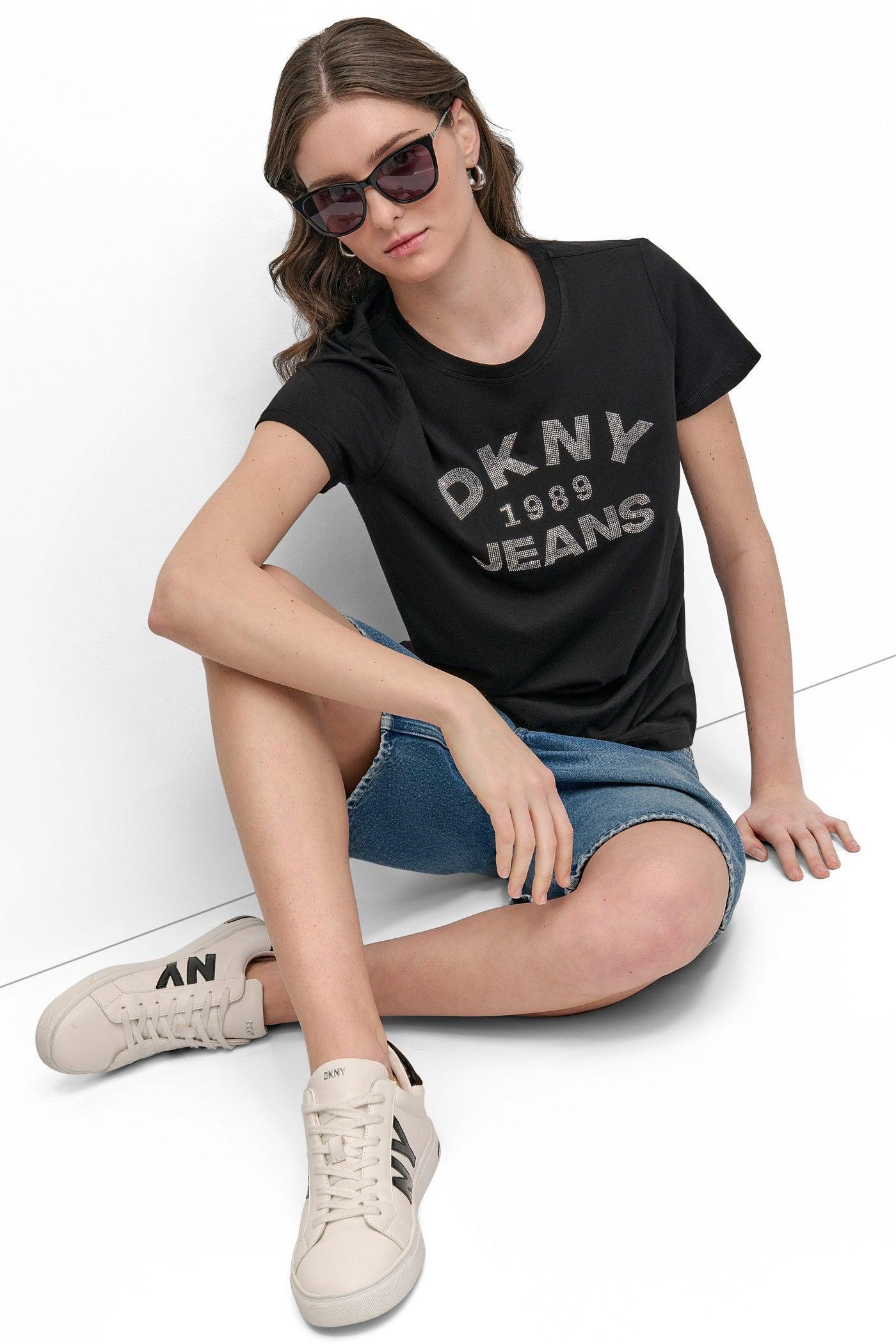 RHINESTONE LOGO TEE Product Image