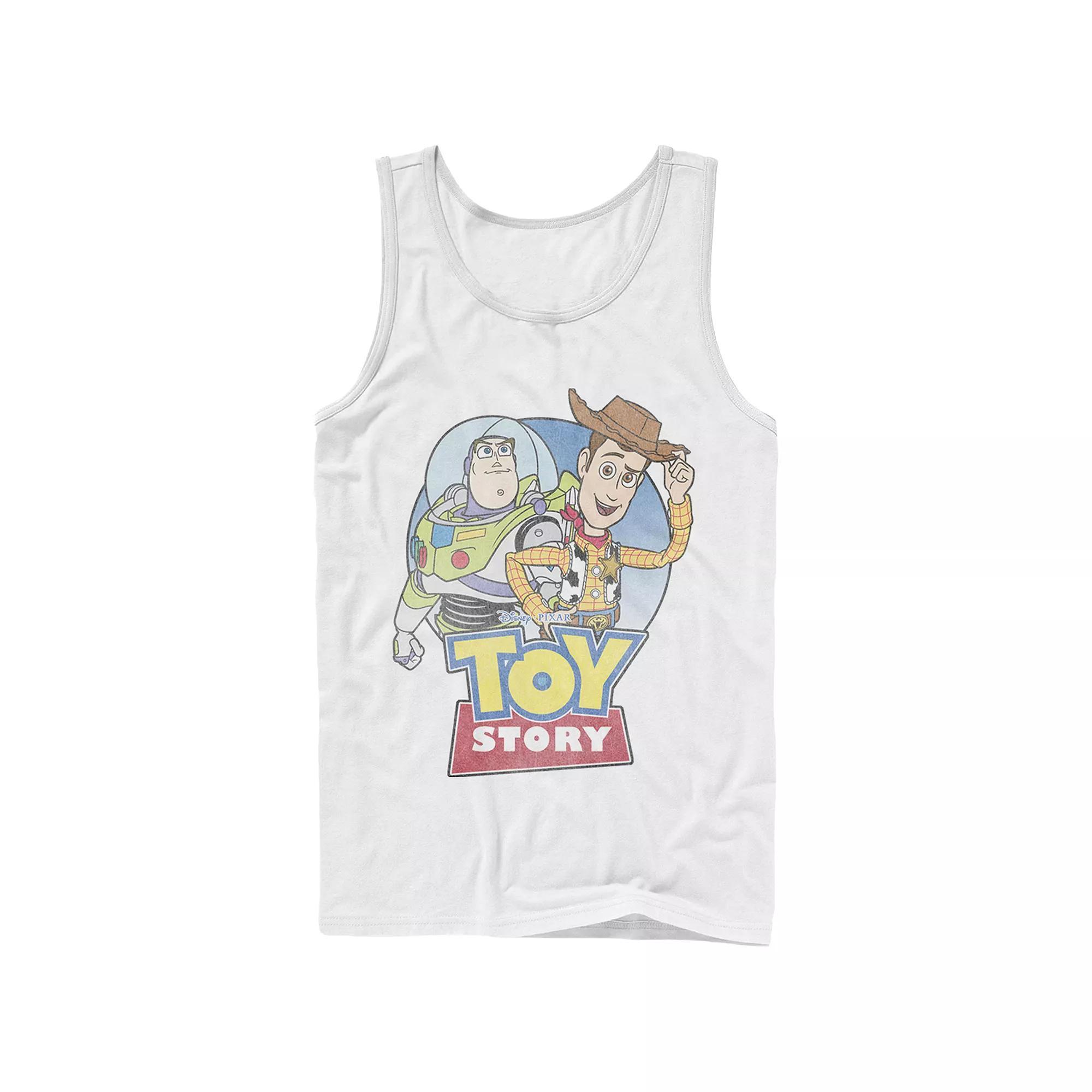 Disney / Pixar's Toy Story Woody And Buzz Poster Men's Graphic Tank Top,  Product Image
