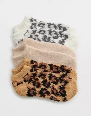 Aerie Cozy Ankle Socks 3-Pack Product Image