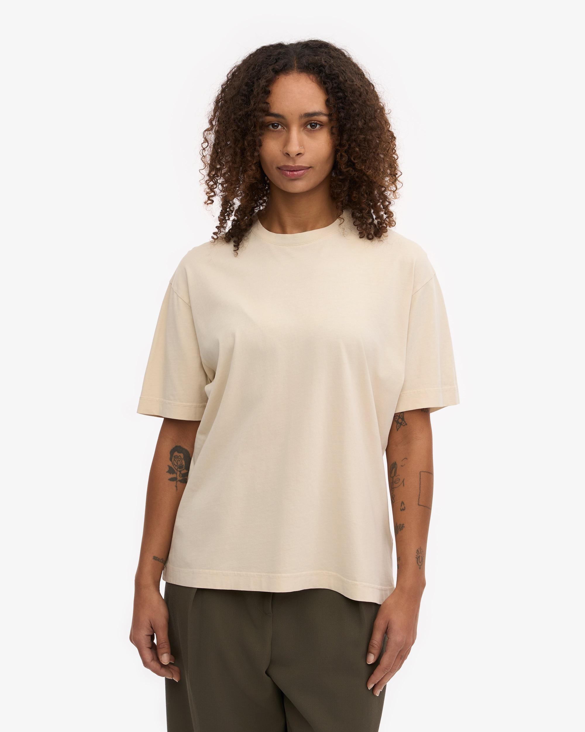 Oversized Organic T-Shirt - Soft Lavender Product Image