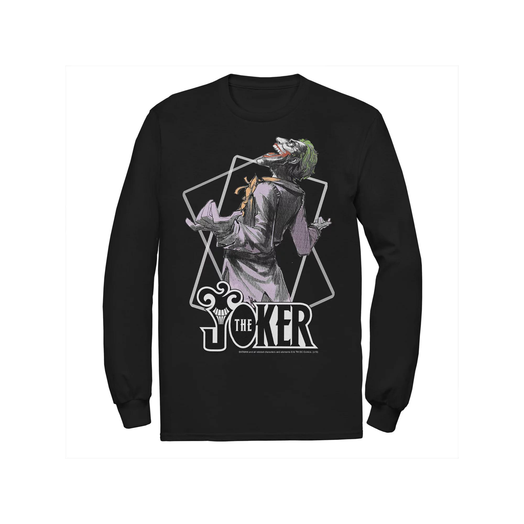 Men's DC Comics The Joker Card Outline Tee,  Product Image