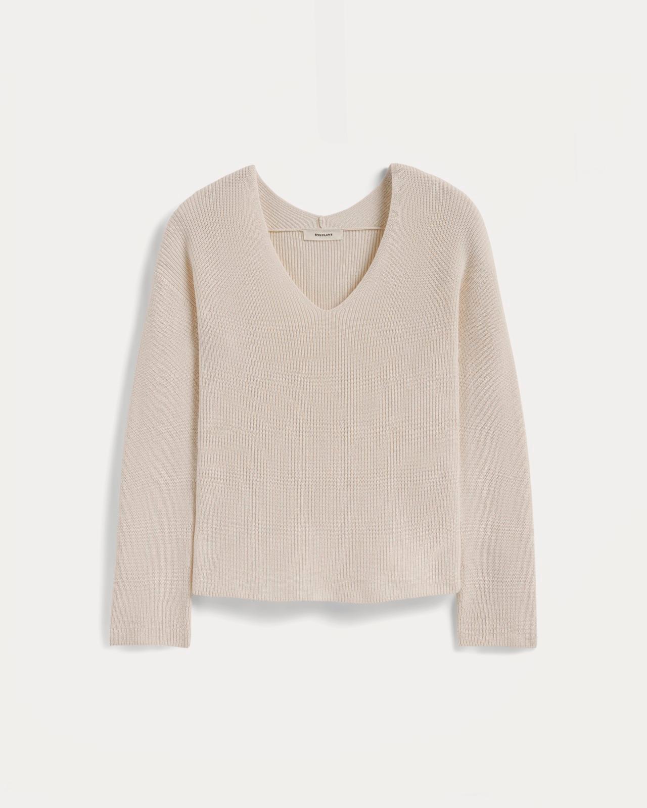Womens Slouchy V-Neck in Everyday Cotton T-Shirt by Everlane Product Image