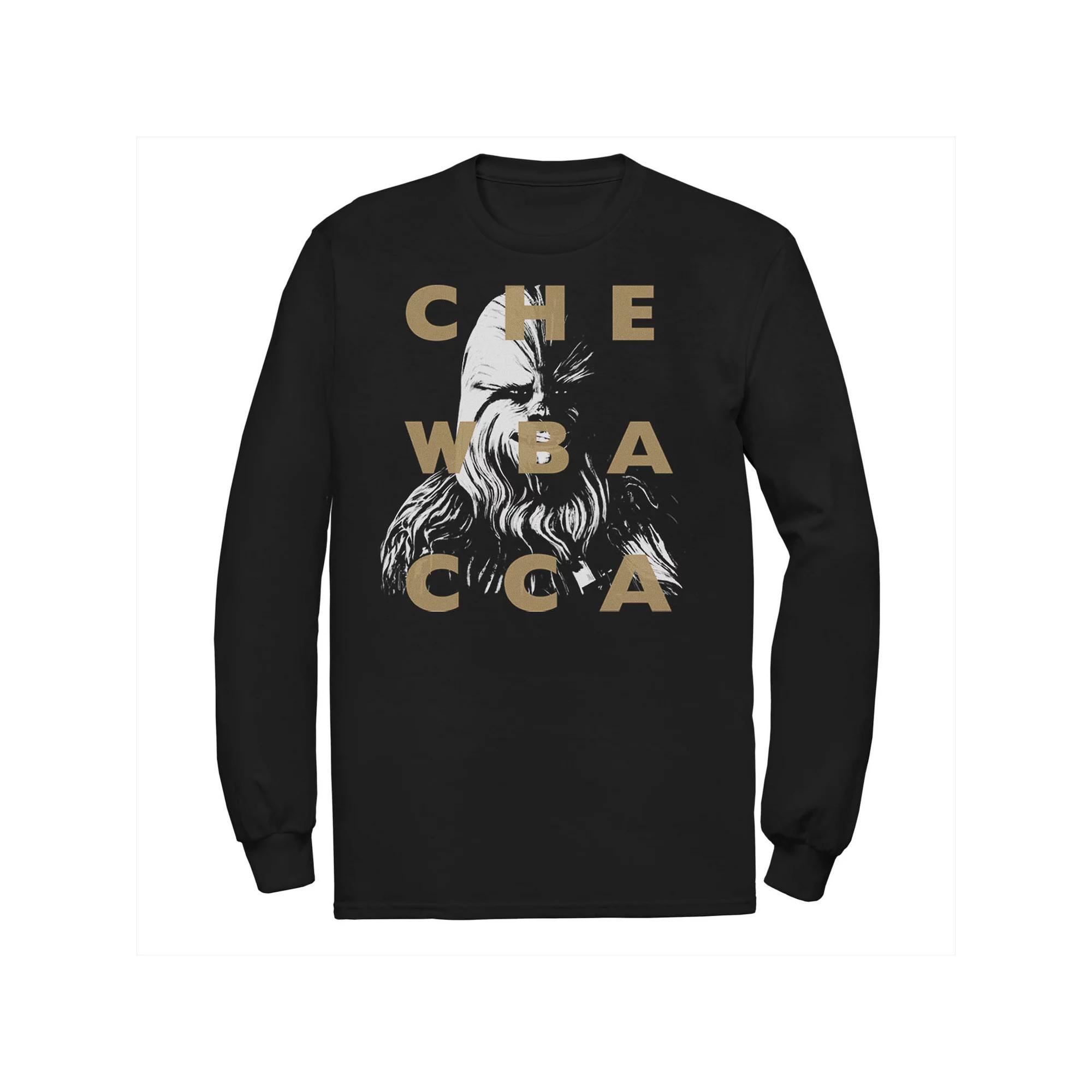 Men's Star Wars: Clone Wars Chewbacca Text Overlay Tee,  Product Image