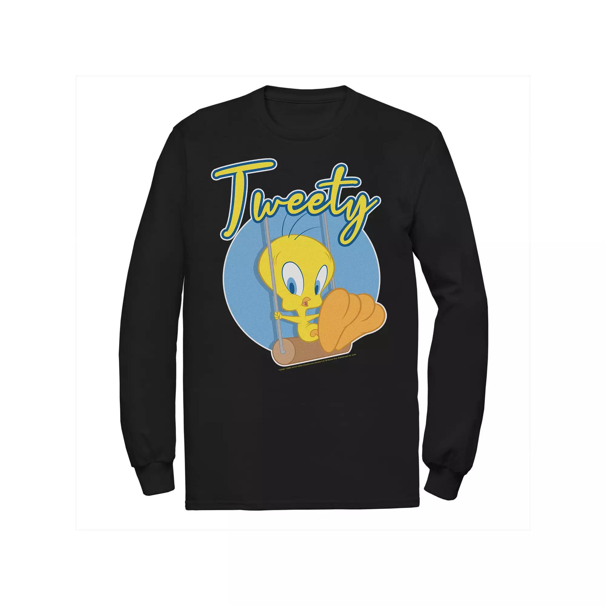 Men's Looney Tunes Tweety Swing Portrait Tee,  Product Image