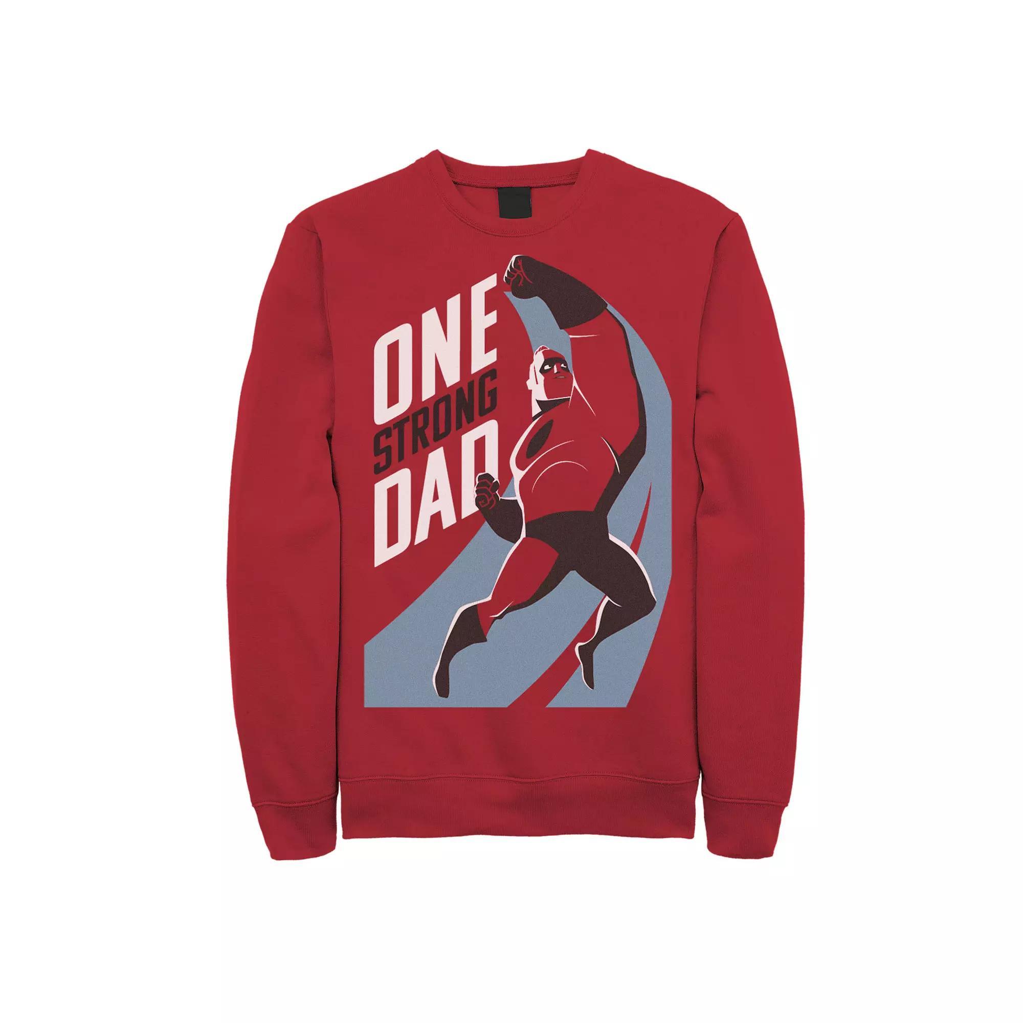 Disney / Pixar's The Incredibles 2 Men's One Strong Dad Sweatshirt,  Product Image