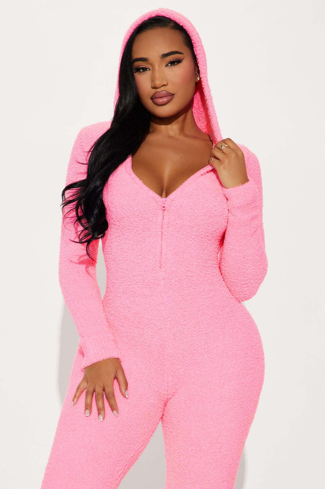 Cozy Era Jumpsuit - Pink Product Image