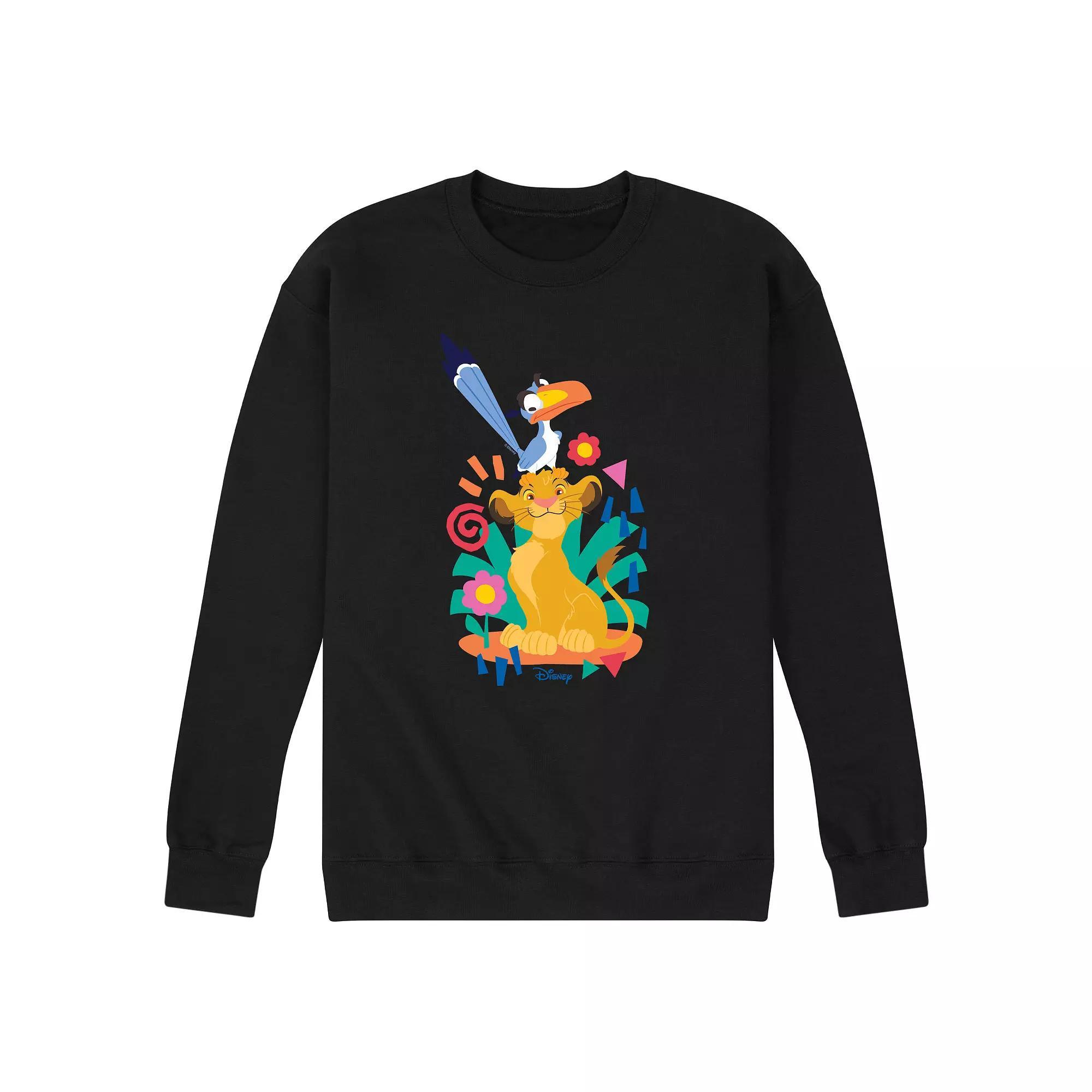 Disney's Lion King Simba & Zazu Men's Fleece Sweatshirt,  Product Image
