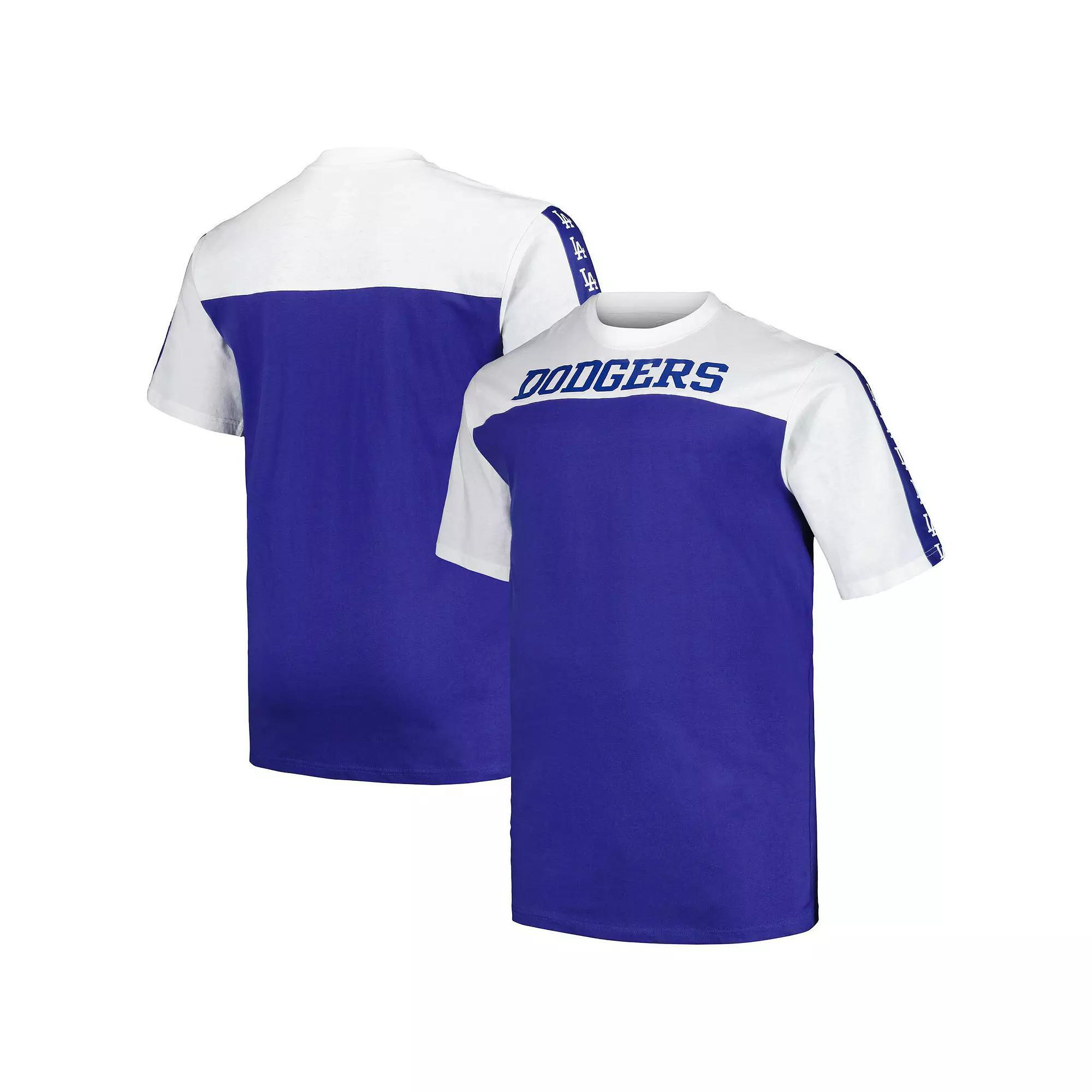 Mens Profile /Royal Los Angeles Dodgers Big & Tall Yoke Knit T-Shirt Product Image