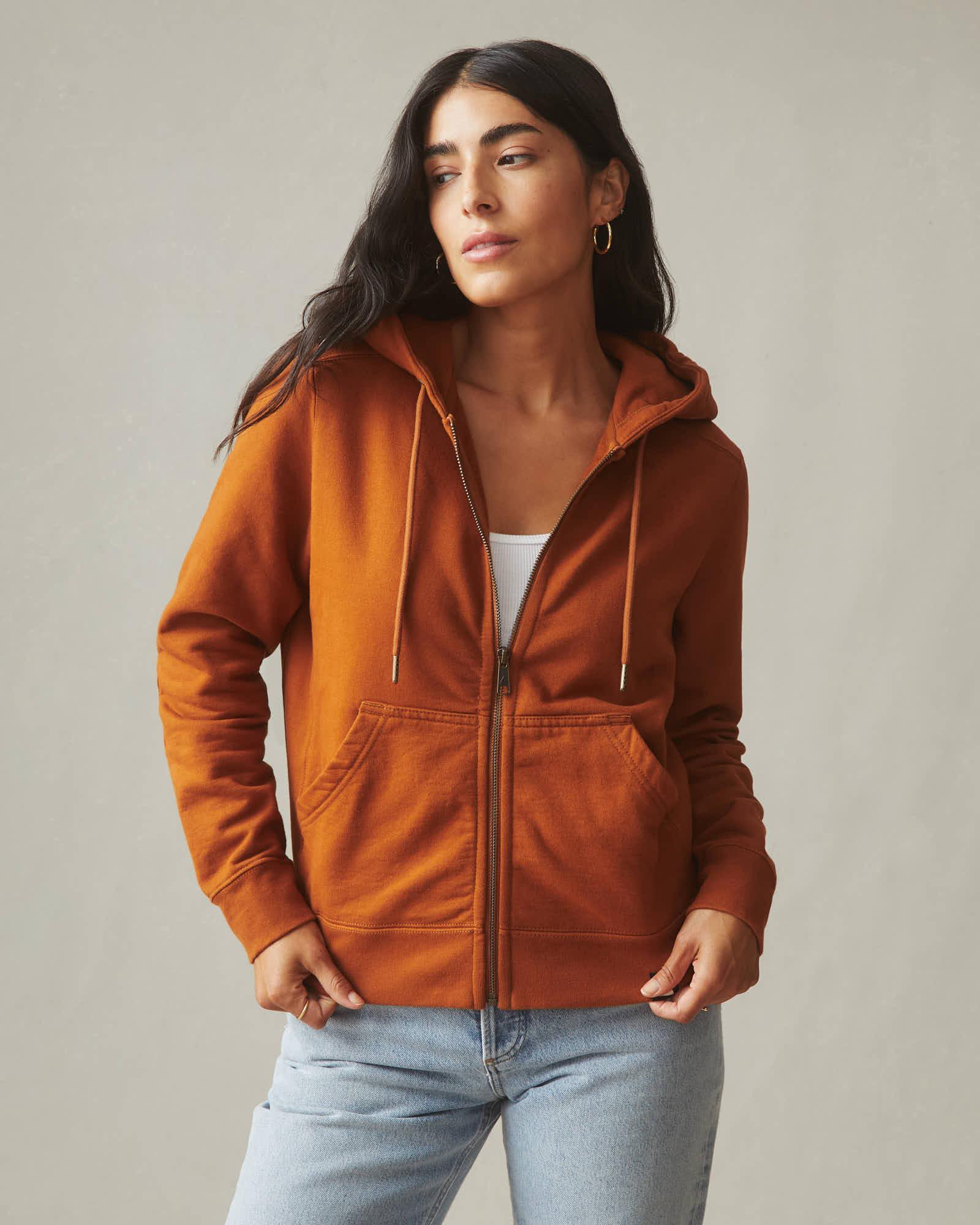 Relaxed Classic Full Zip - Caramel Cafe Product Image