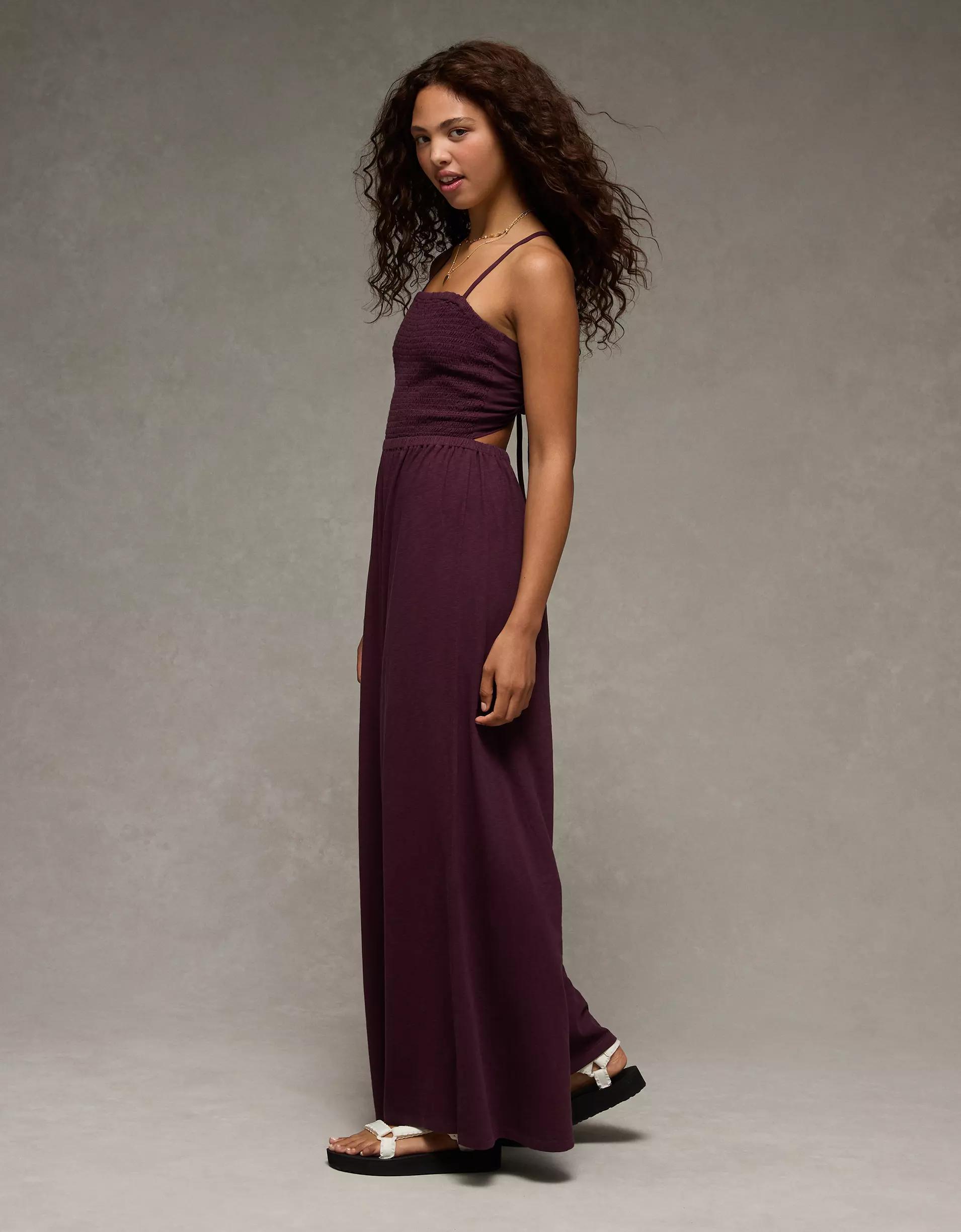 AE Sunchaser Knit Babydoll Jumpsuit Product Image