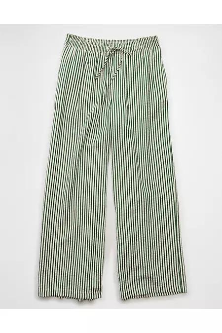 AE High-Waisted Seersucker Pant Womens Product Image