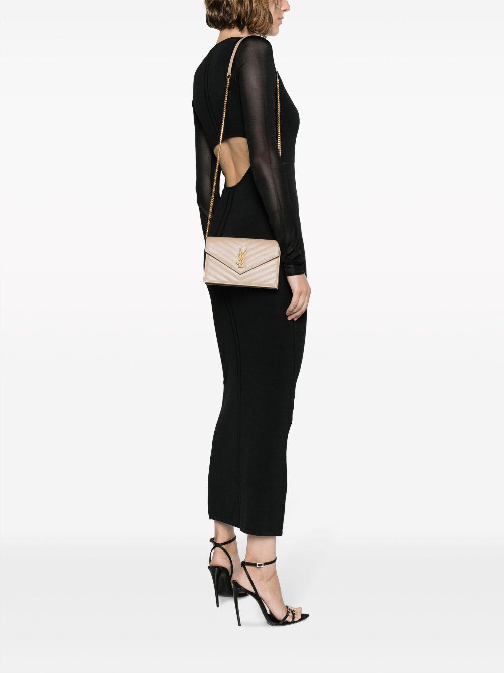 small Cassandre Envelope leather clutch bag Product Image