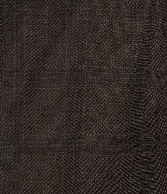 Hickey Freeman Classic Fit Pleated Plaid Pattern 2-Piece Suit Product Image