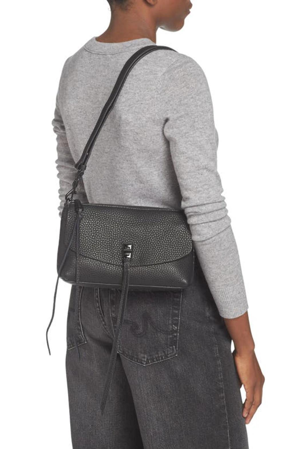 REBECCA MINKOFF Darren Leather Crossbody In Black Product Image