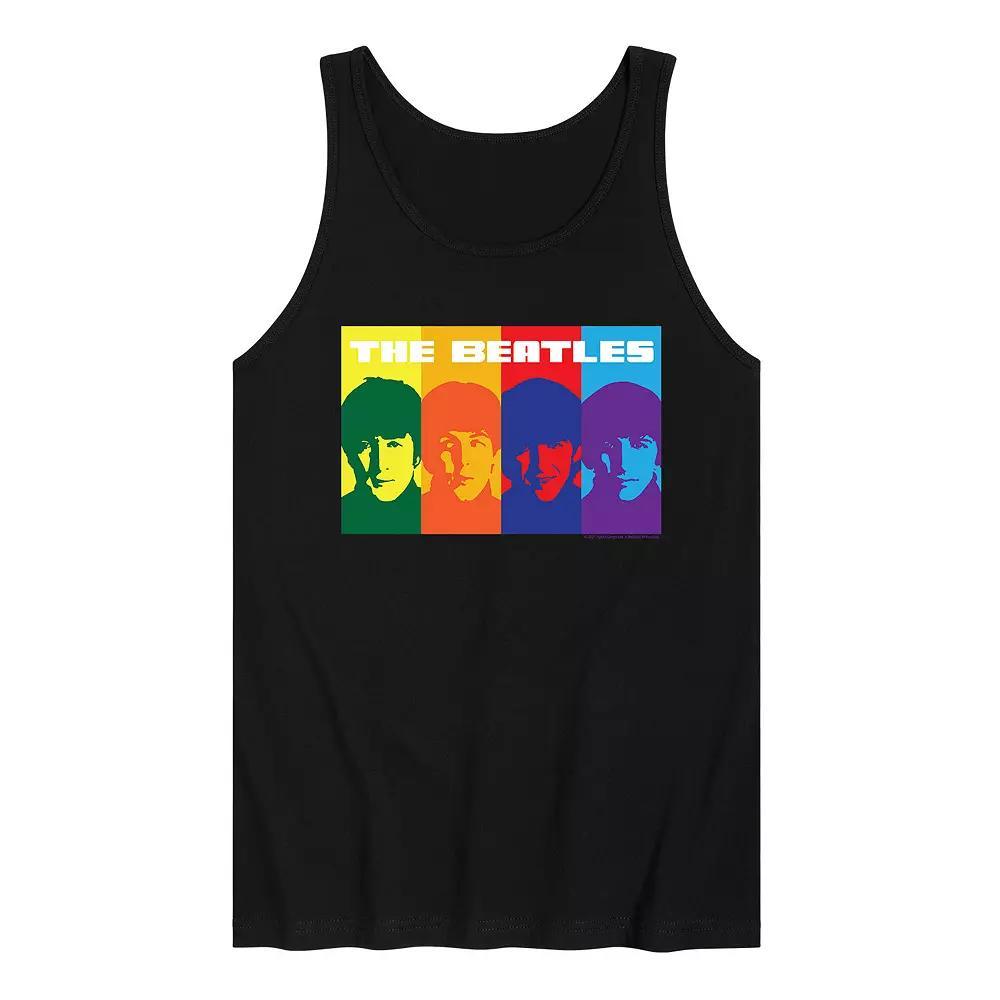 Men's The Beatles Hard Days Night Tank, Size: Large, Black Product Image